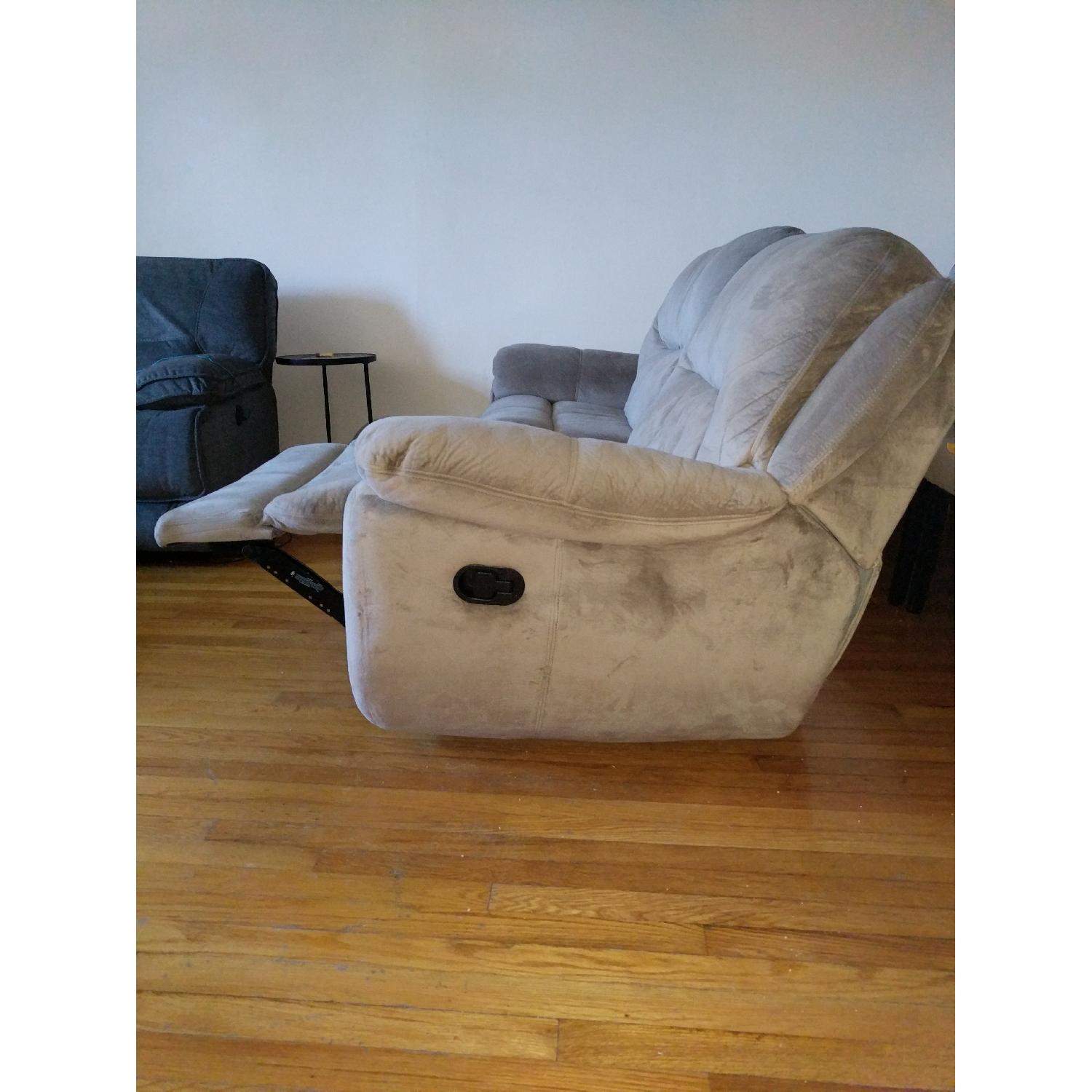 Raymour & Flanigan Kathy Ireland 2-Seater Reclining Sofa - image-7