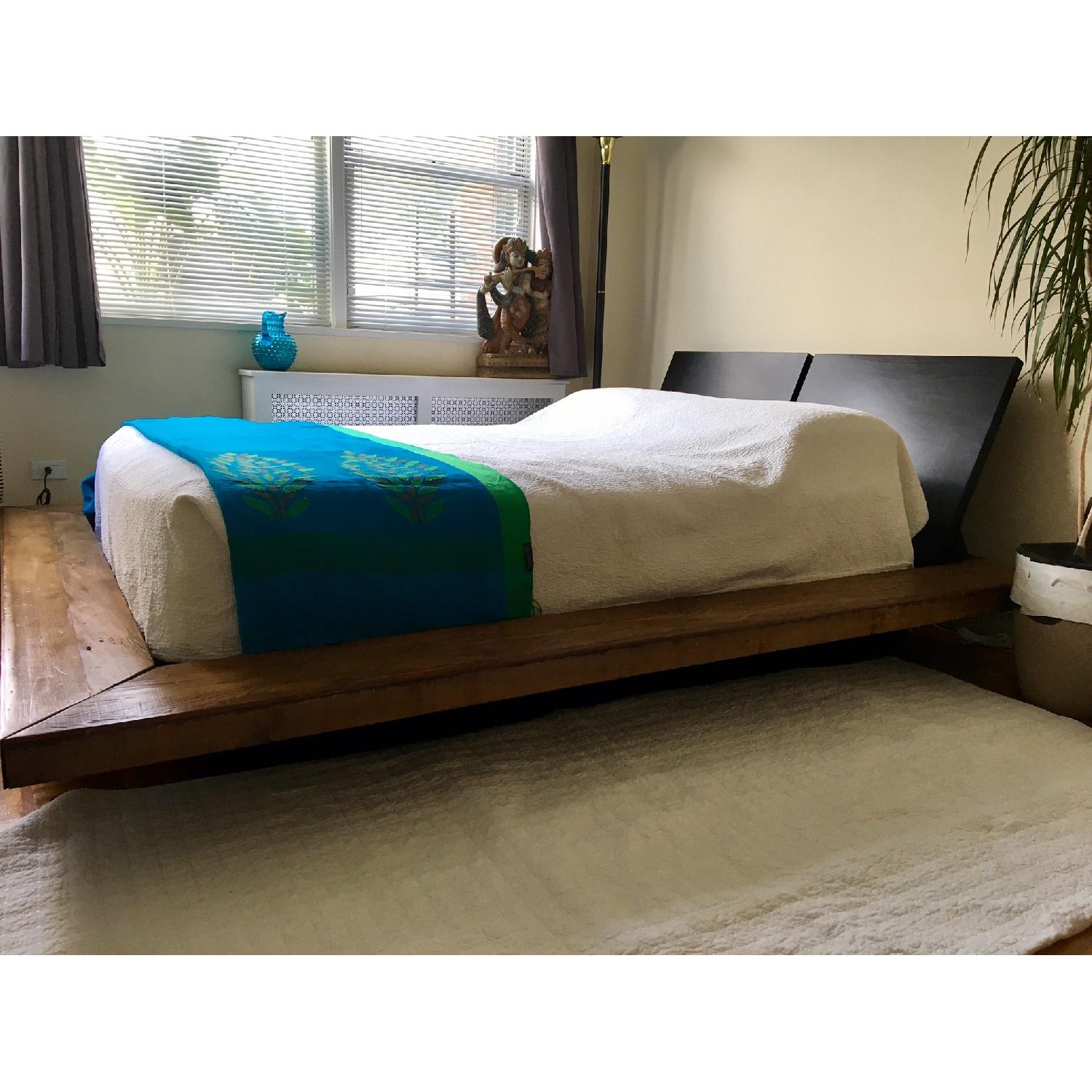 Environment Furniture Santos Reclaimed Brazillian Peroba Wood Queen Platform Bed - image-7