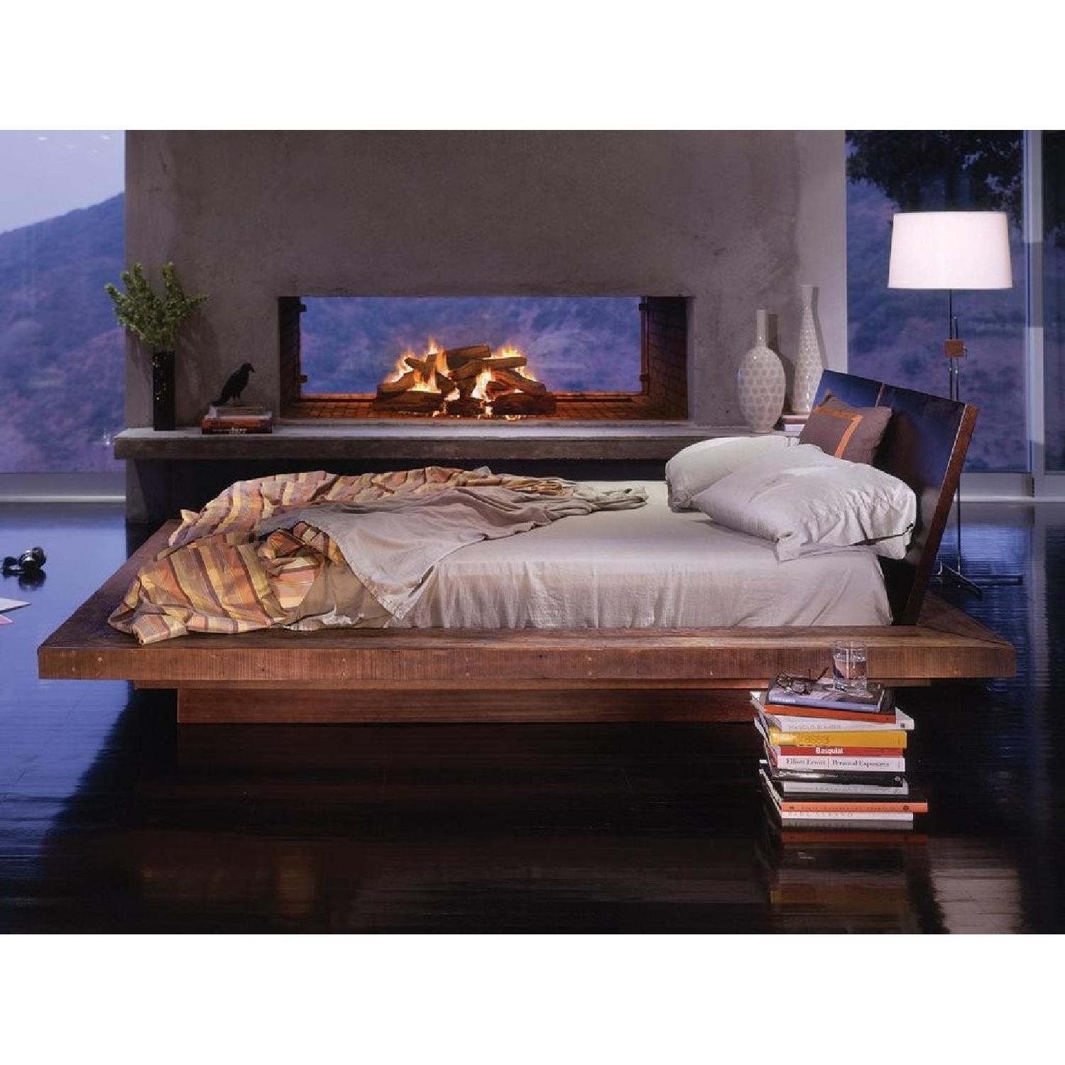 Environment Furniture Santos Reclaimed Brazillian Peroba Wood Queen Platform Bed - image-9