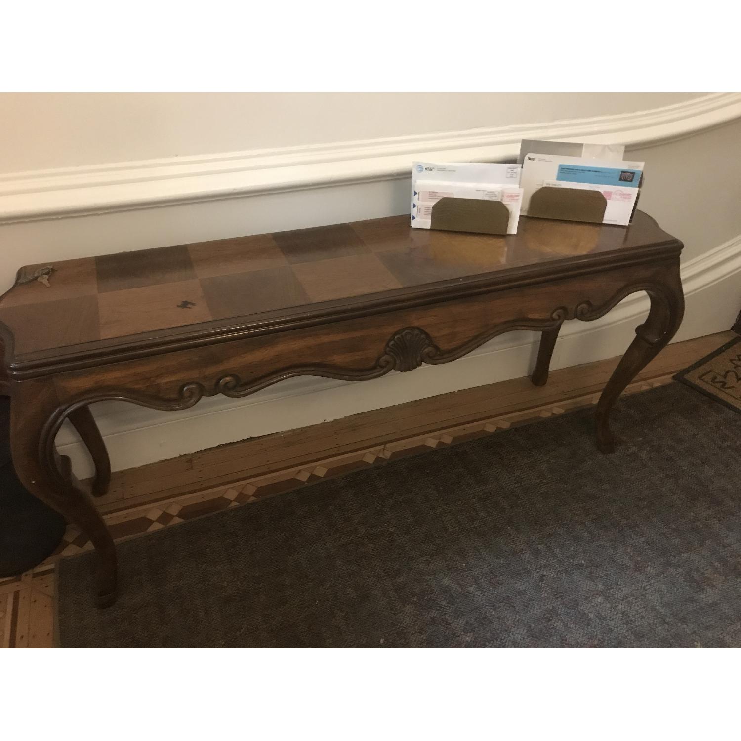Wood Foyer Table - image-1