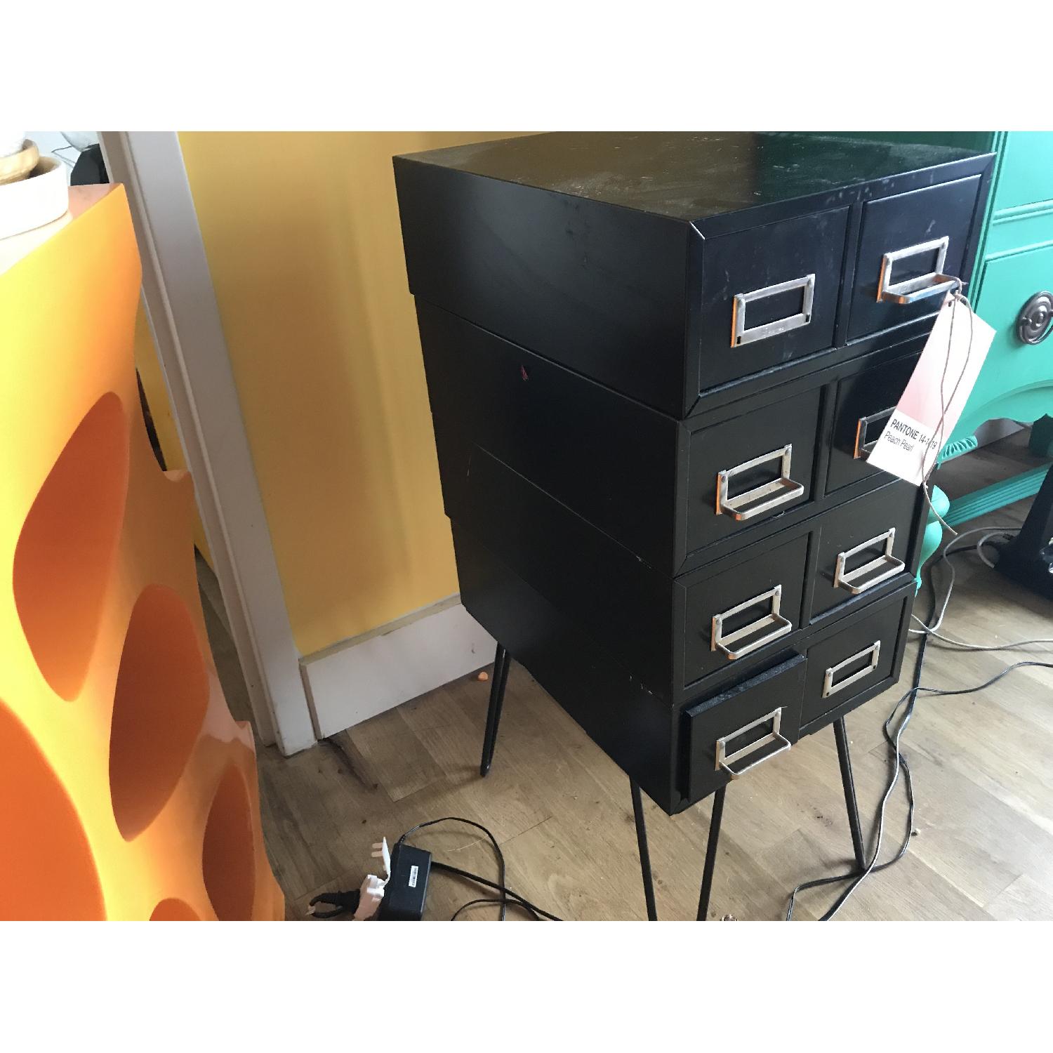 Vintage Flash Card Filing Cabinet - image-3