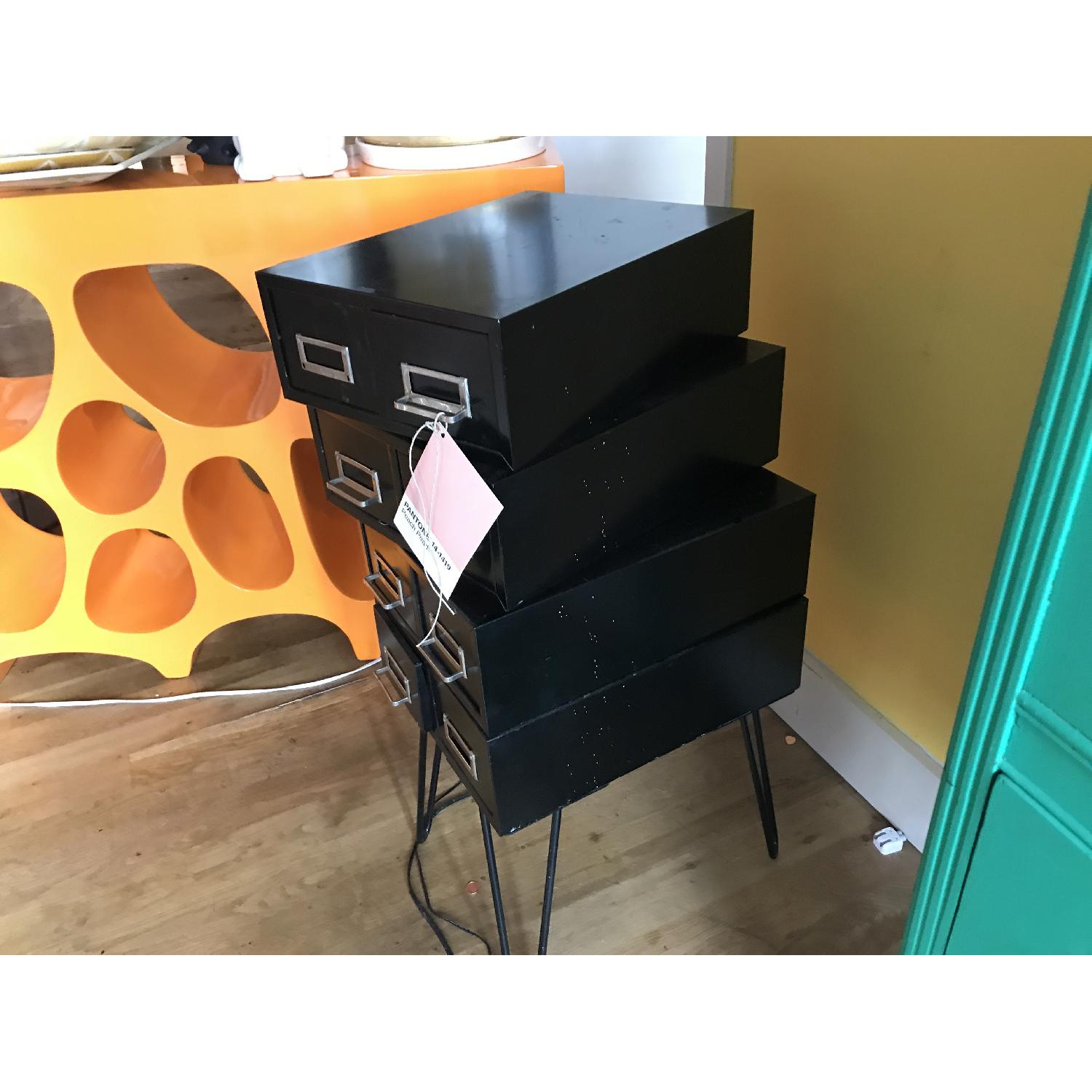 Vintage Flash Card Filing Cabinet - image-4