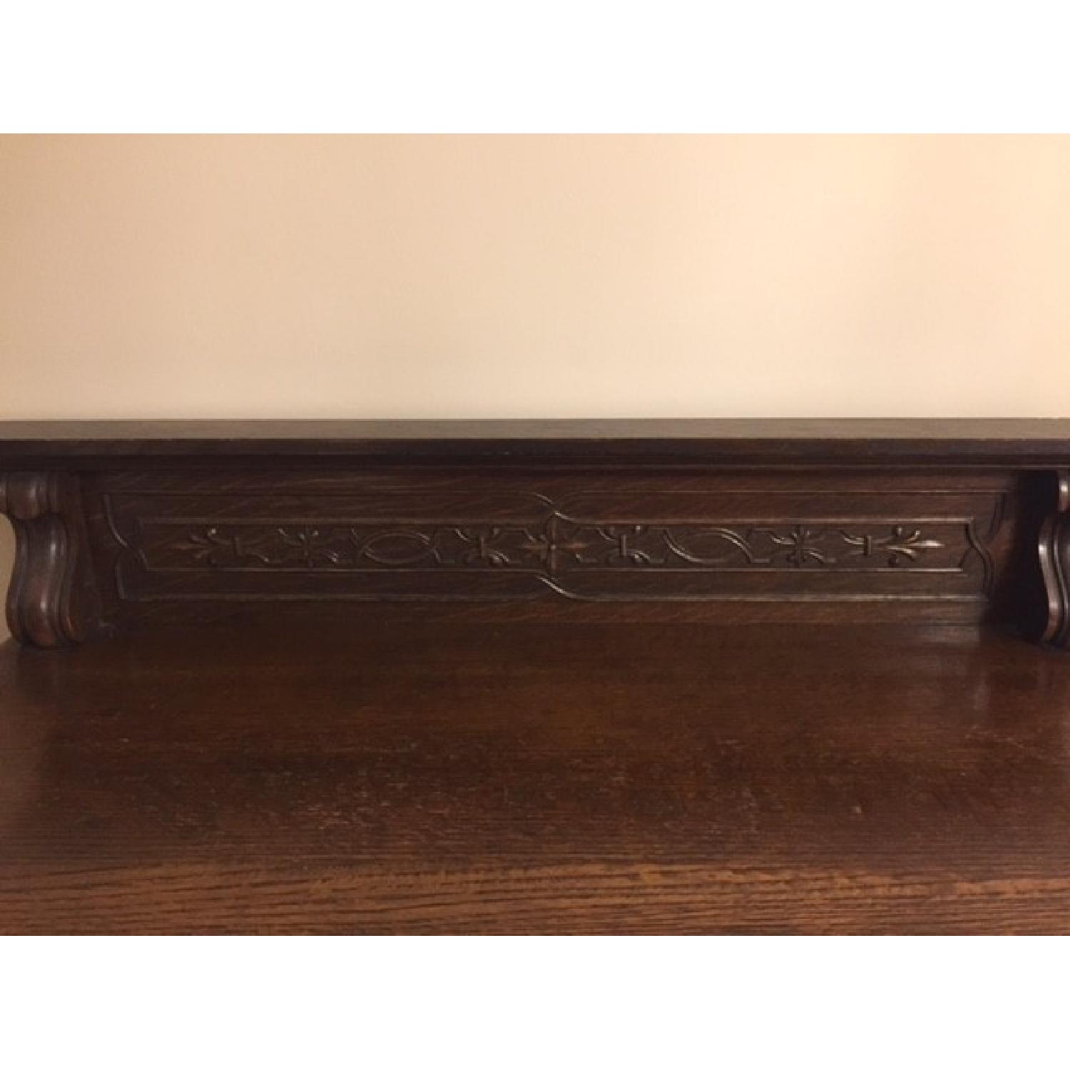 Daniel Jones Vintage Wood Sideboard w/ Ornate Details - image-4