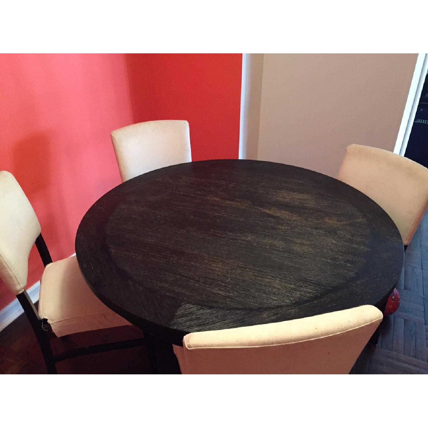 Restoration Hardware Dining Room Table w/ 4 Chairs - image-1