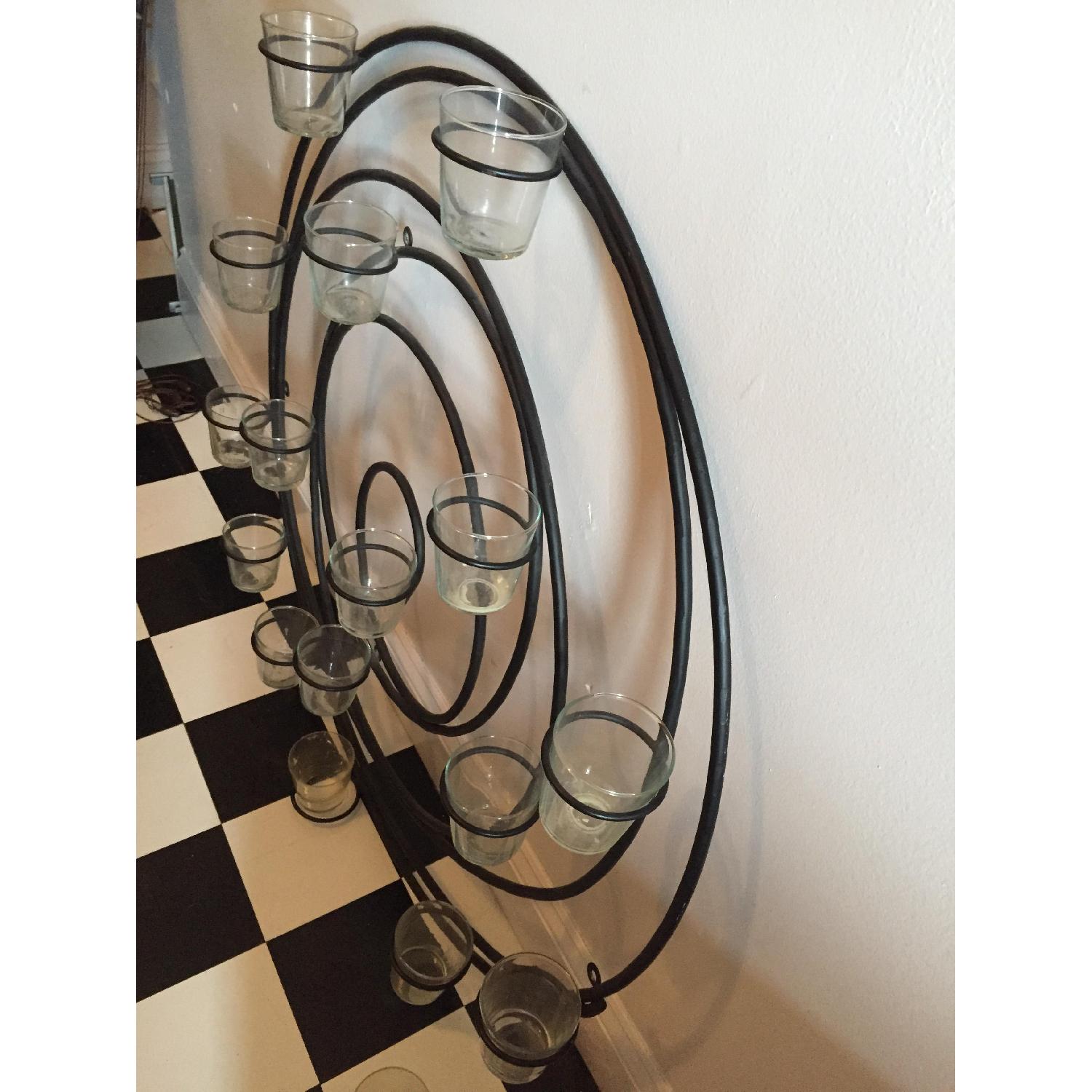 Pottery Barn Iron Spiral Votive Holder - image-3