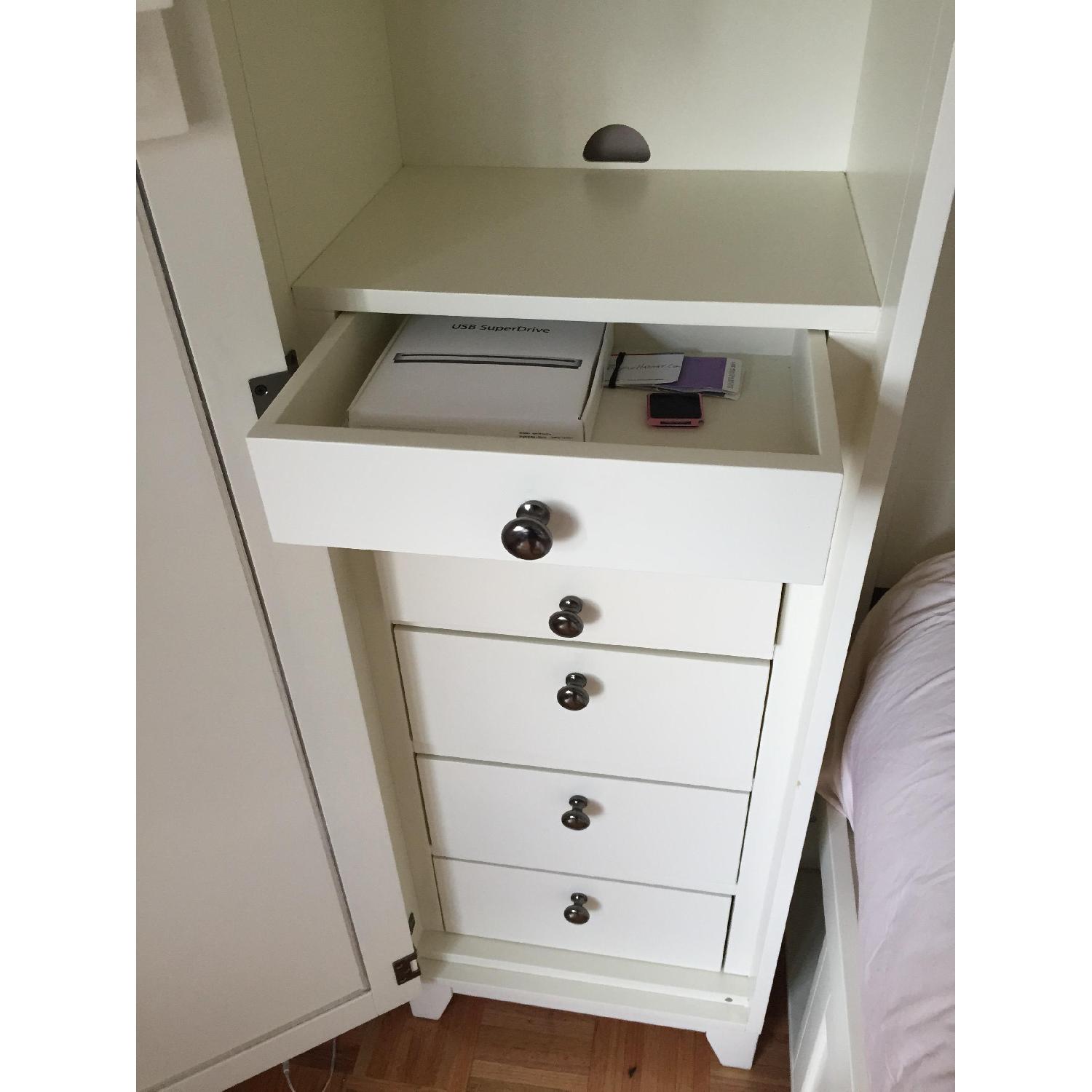 Pottery Barn Teen Hampton Storage Bed + Mirror Tower Set - image-7