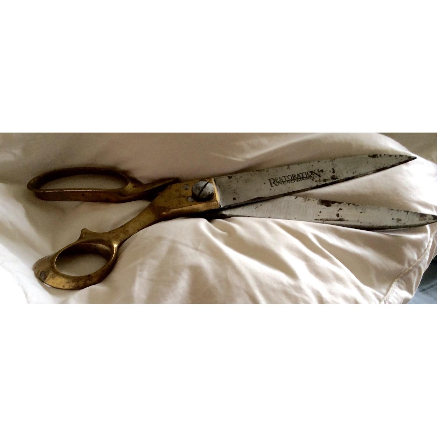 Restoration Hardware Large Metal Scissors - image-3