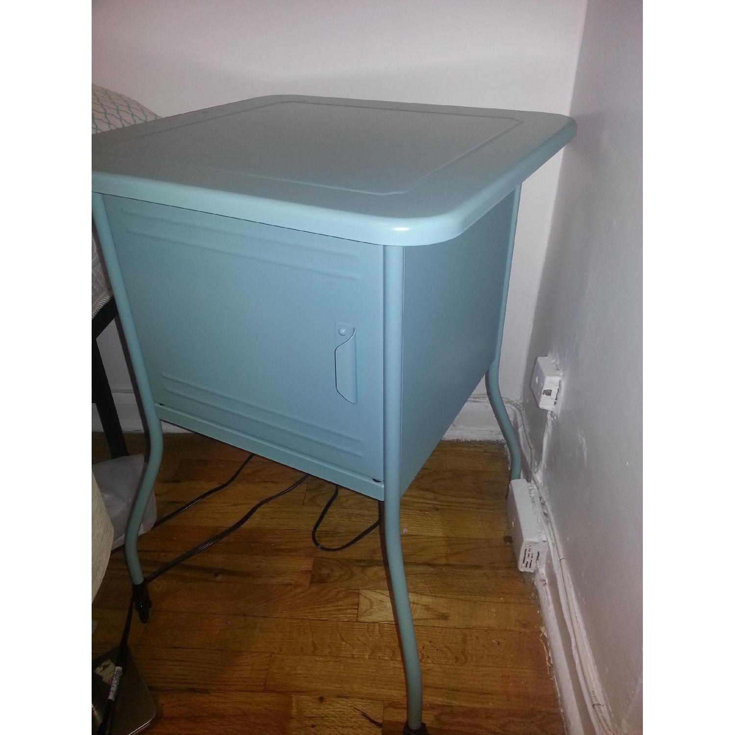 Ikea Vettre Turquoise Nightstand AptDeco