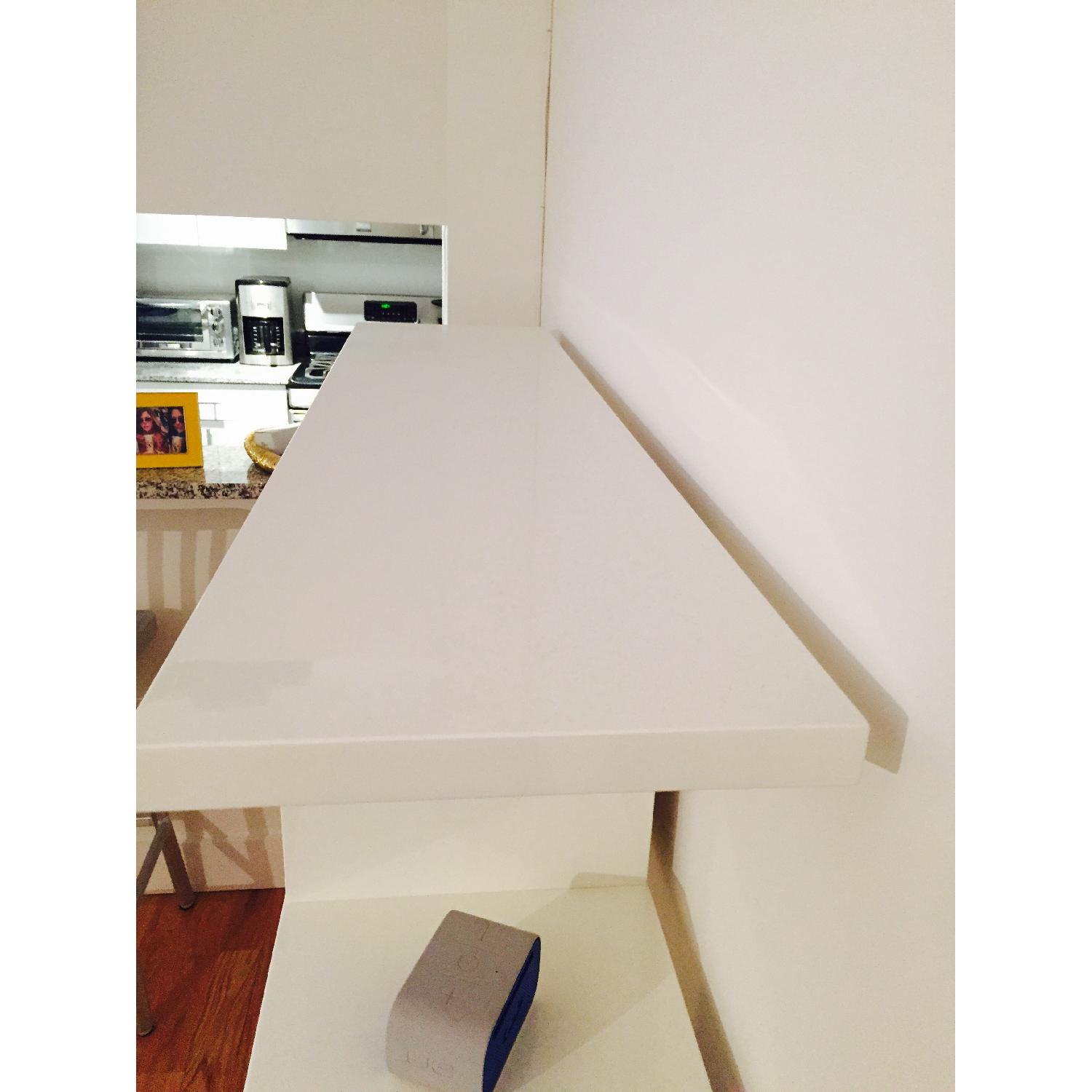 CB2 White Bookcase - image-2