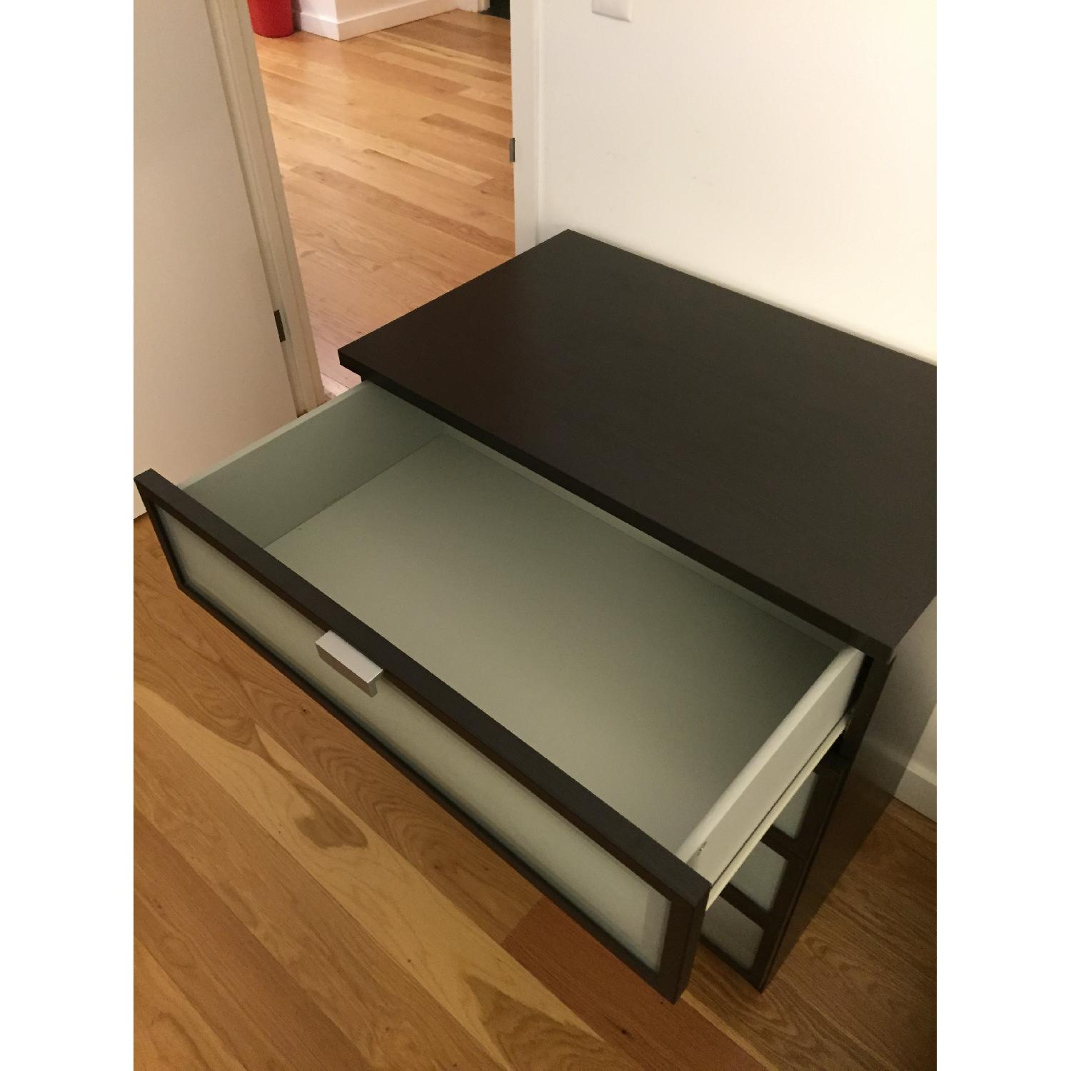 Ikea Frosted Glass 4-Drawer Dresser - image-3