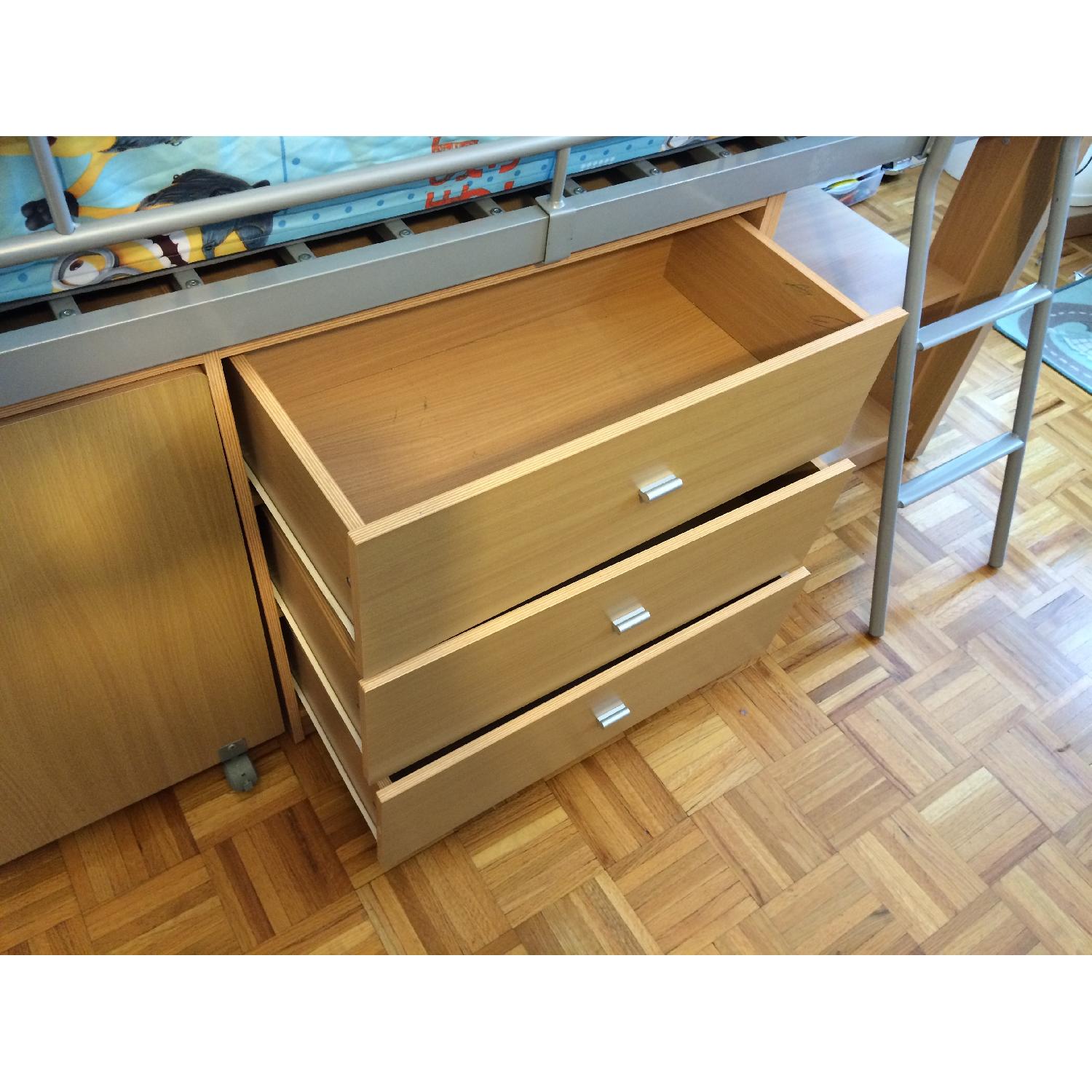 Charleston Storage Loft Bed with Desk AptDeco