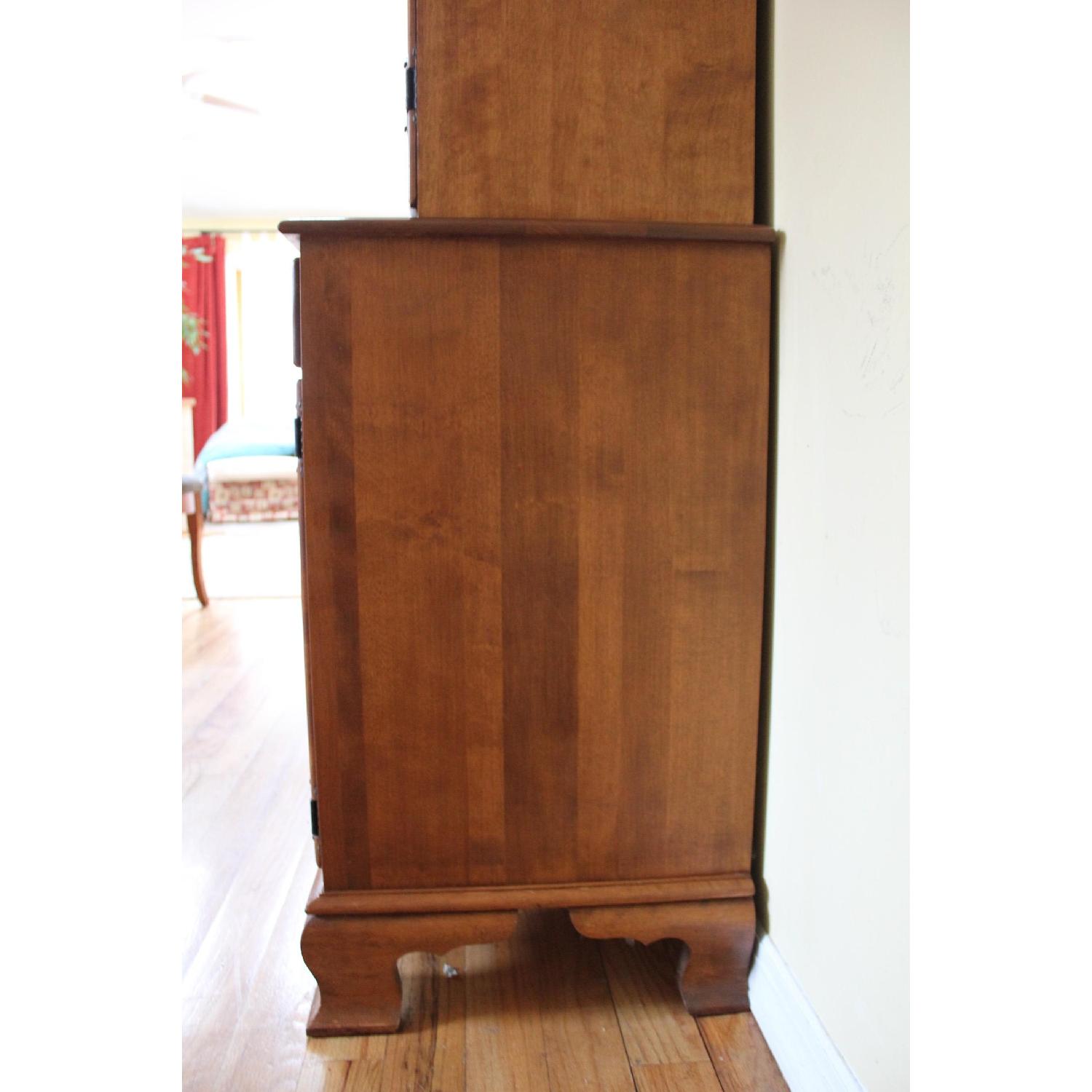 Ethan Allen American Traditional Nutmeg Maple China Cabinet - image-2