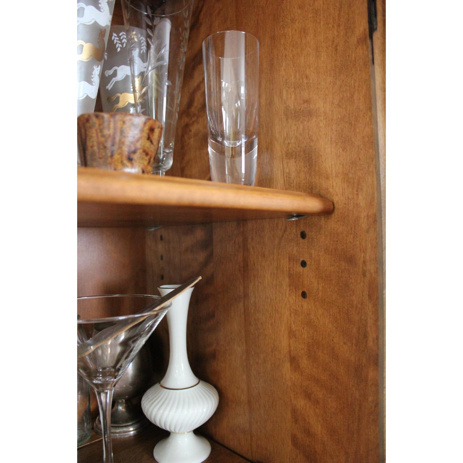 Ethan Allen American Traditional Nutmeg Maple China Cabinet - image-7