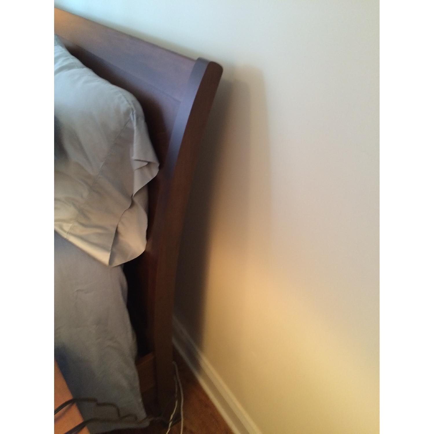 Baronet Java Solid Maple Queen Sleigh Bed + 2 Storehouse Night Stands - image-5