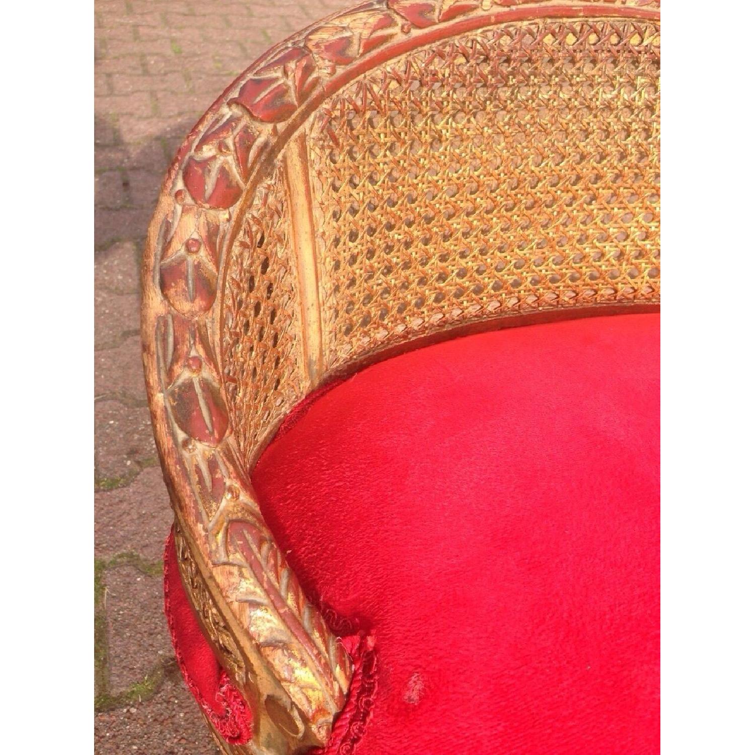 French 1860 Louis XVI Vanity Chair - image-2