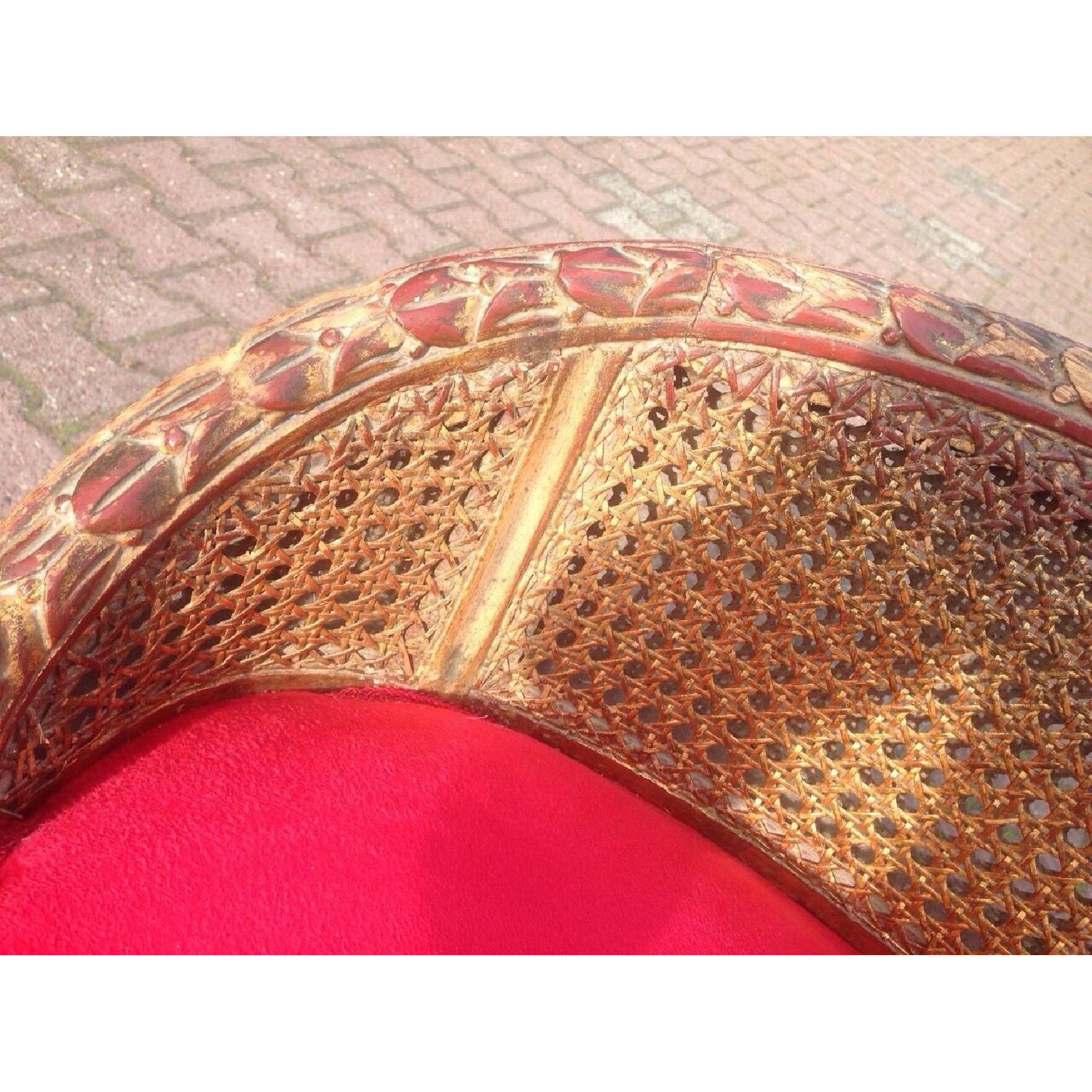 French 1860 Louis XVI Vanity Chair - image-4