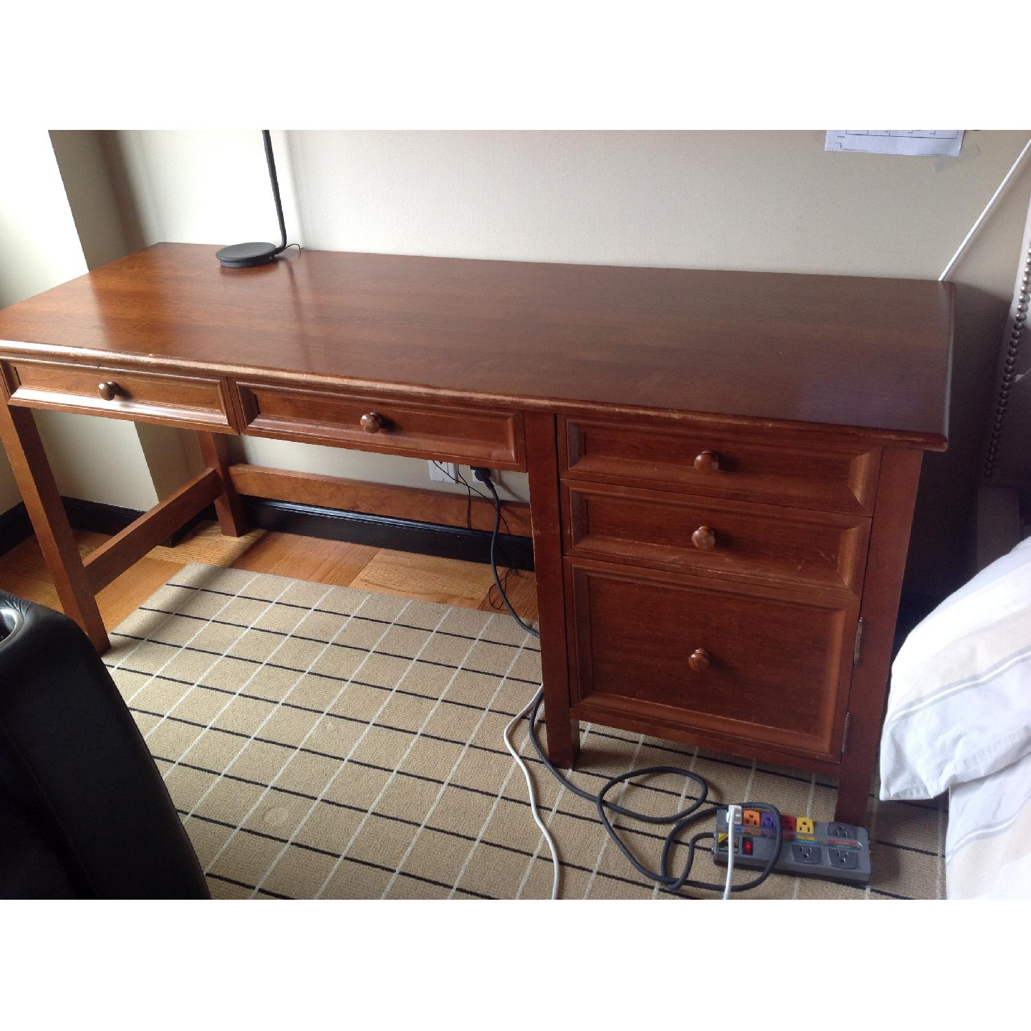 Kid's Supply Company Chestnut Color Wood Desk - image-2
