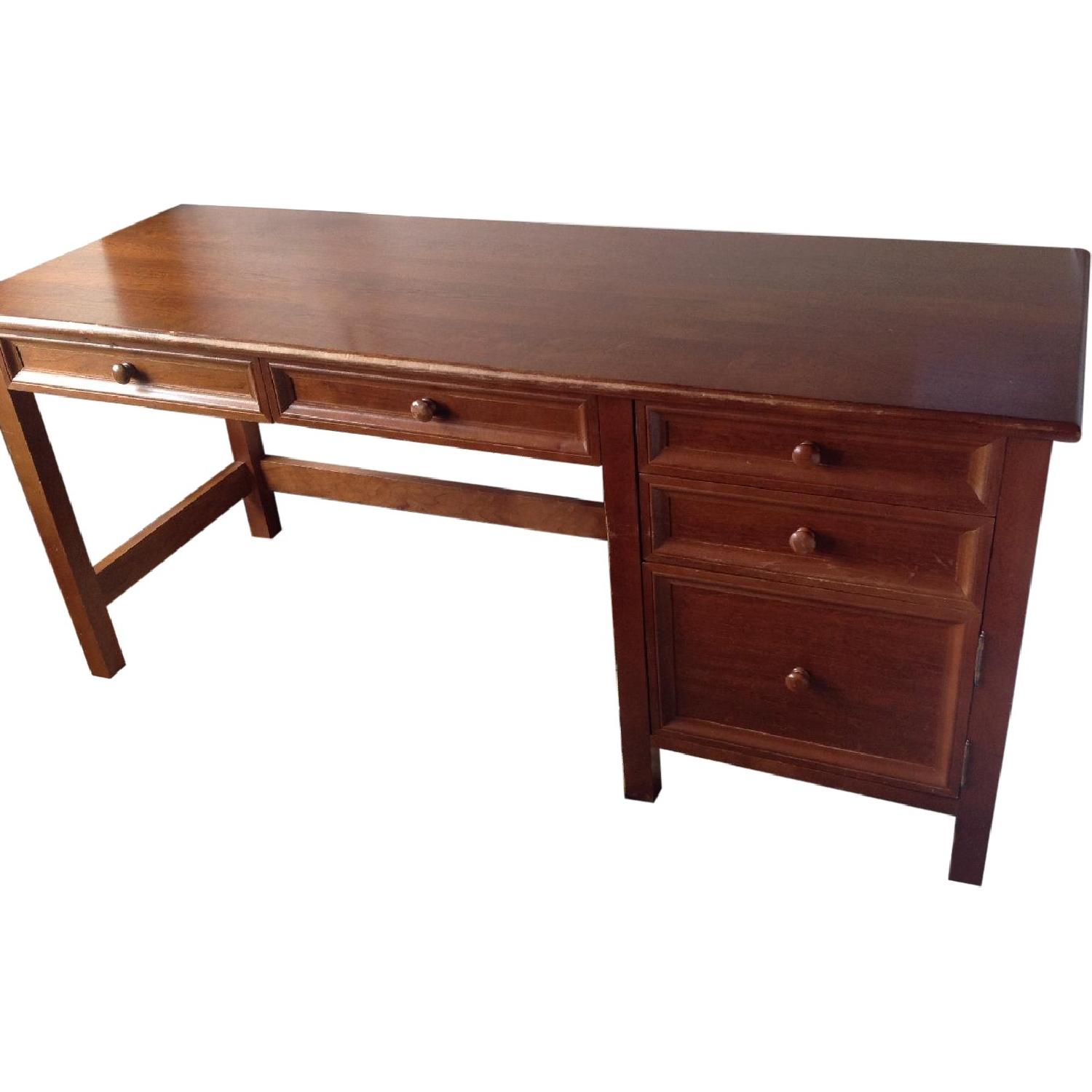 Kid's Supply Company Chestnut Color Wood Desk - image-0