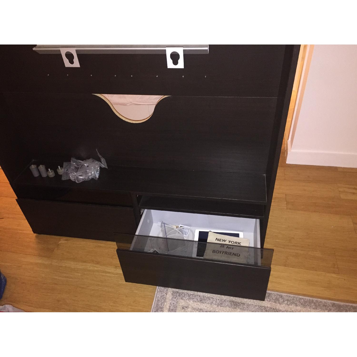 Ikea Entertainment Unit with TV Mount - image-4