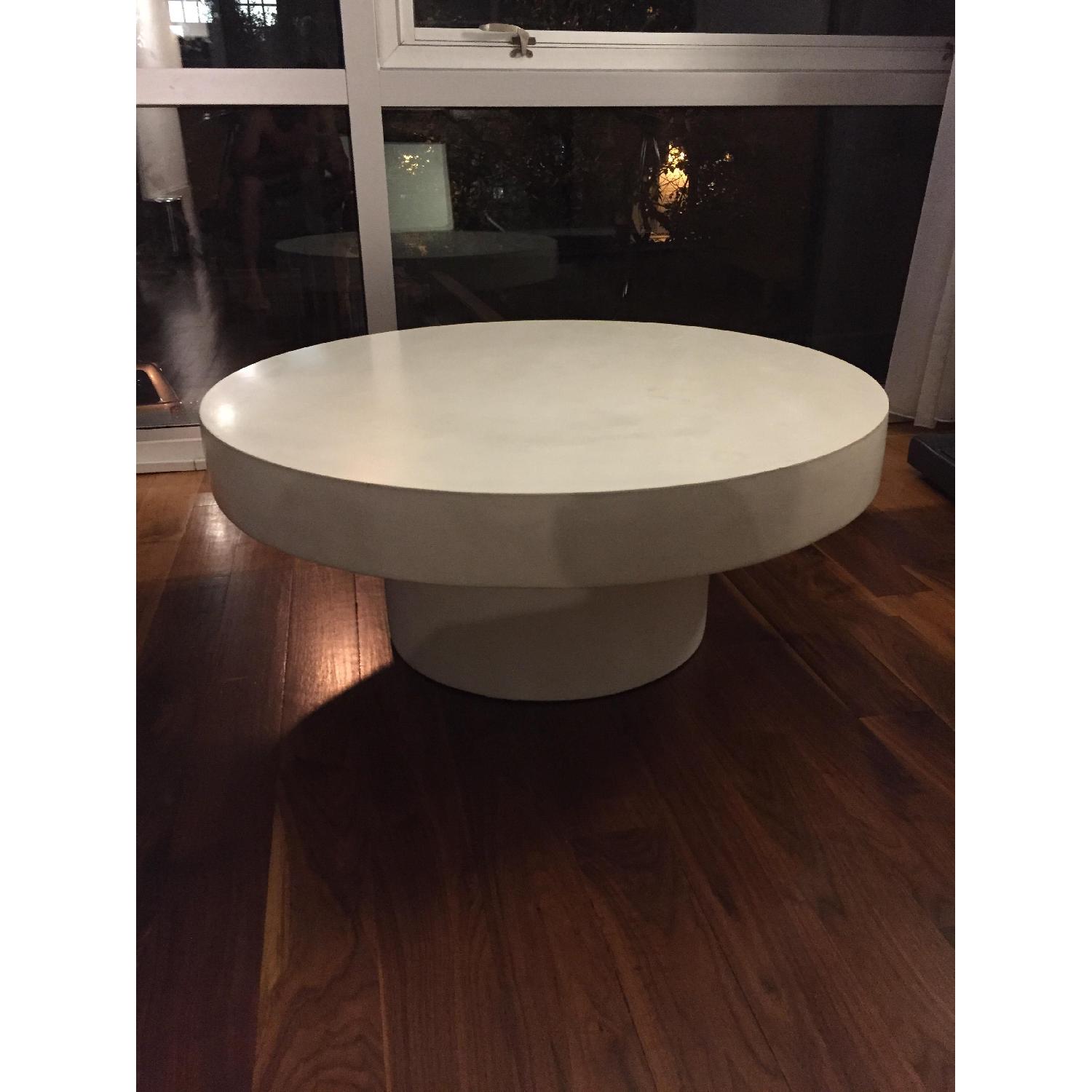 CB2 White Shroom Coffee Table - image-1