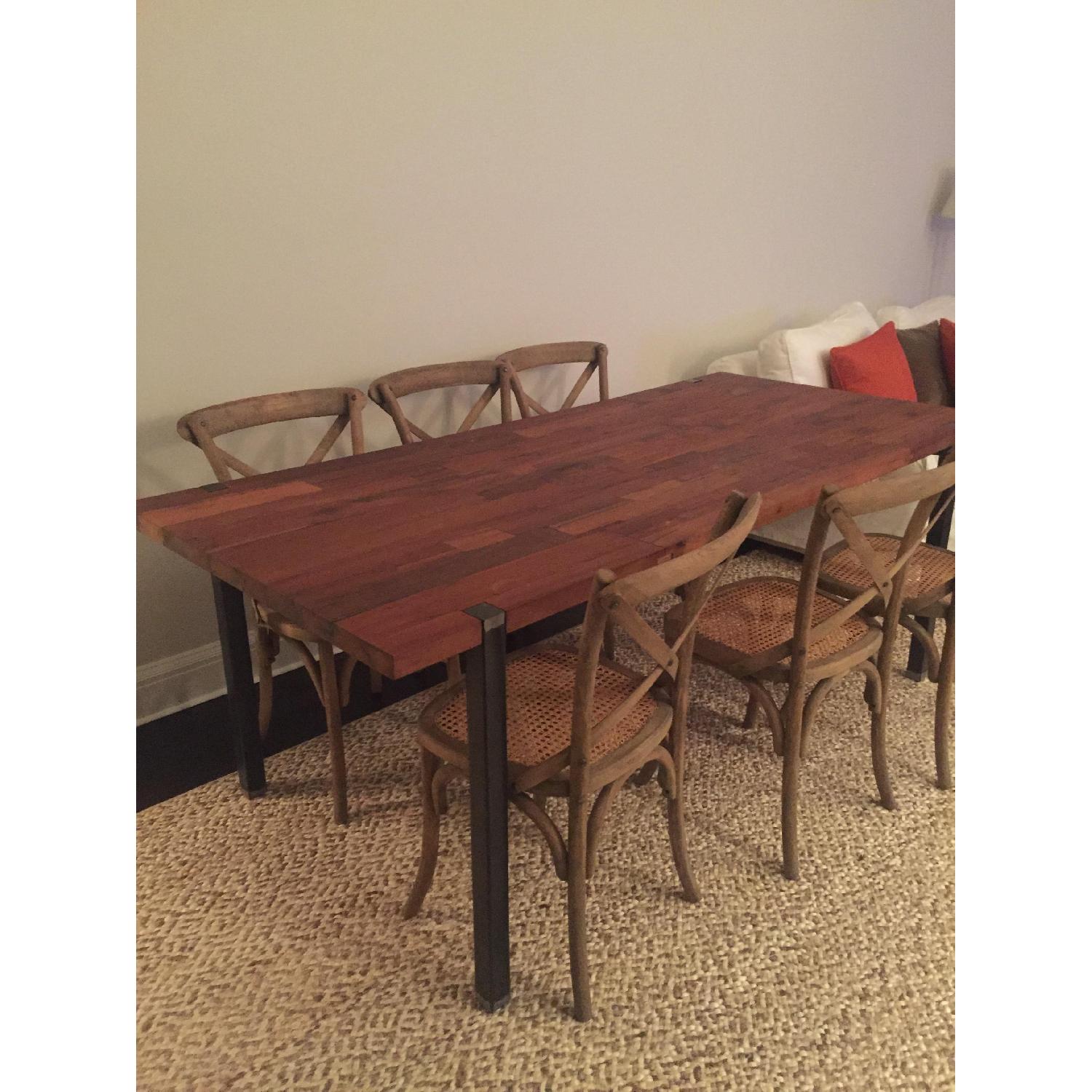 CB2 Reclaimed Wood Dining Table - image-1