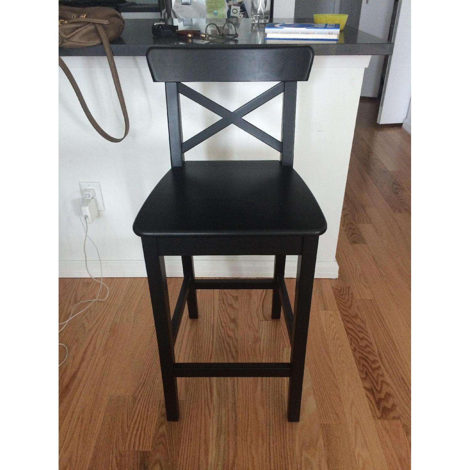 Ikea Ingolf Bar Stools  Pair - image-1