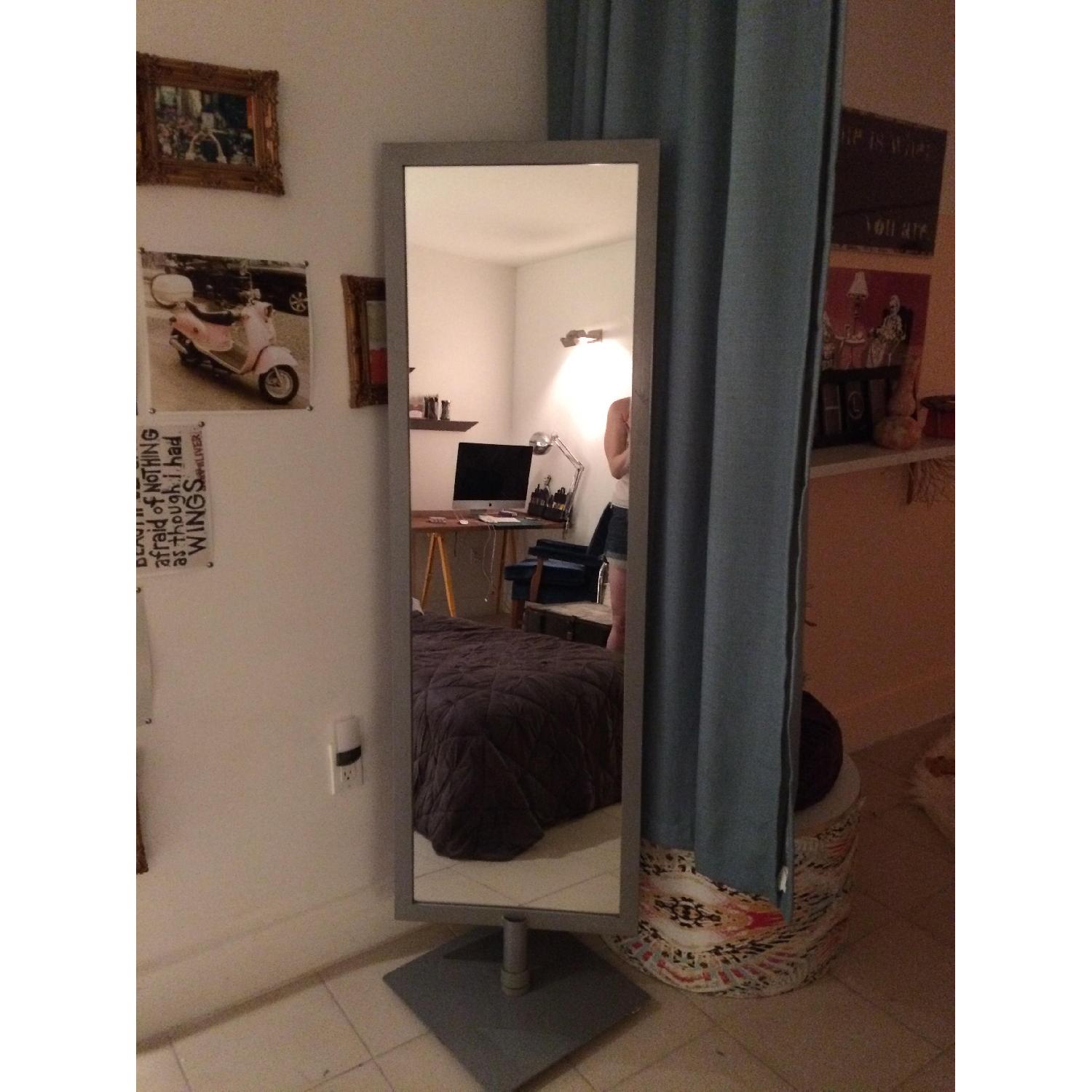 Full Length Mirror on Pivoting Base - image-1