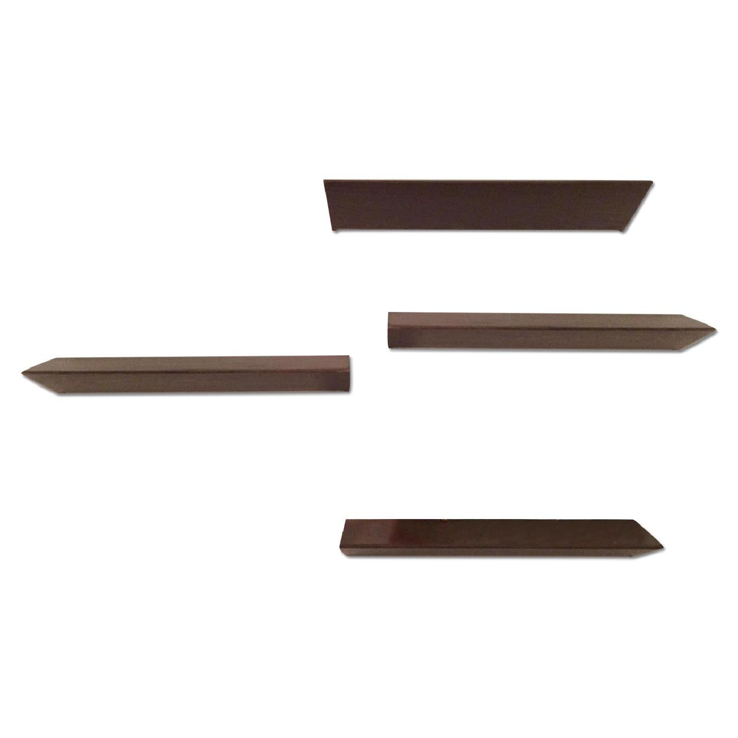 CB2 Triangular Floating Shelves - Set of 4 - image-0