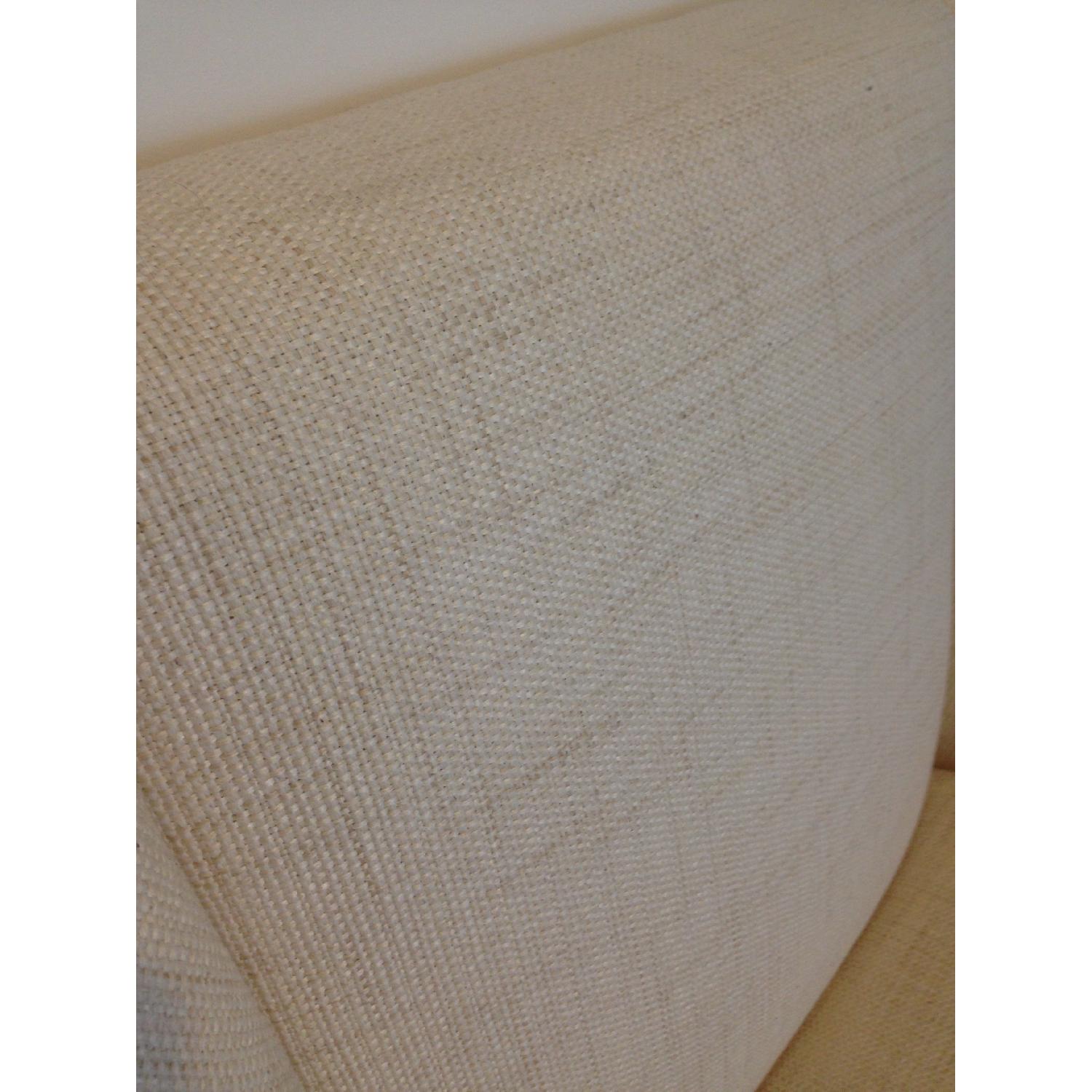 West Elm Ivory Sweep Armchair - image-3
