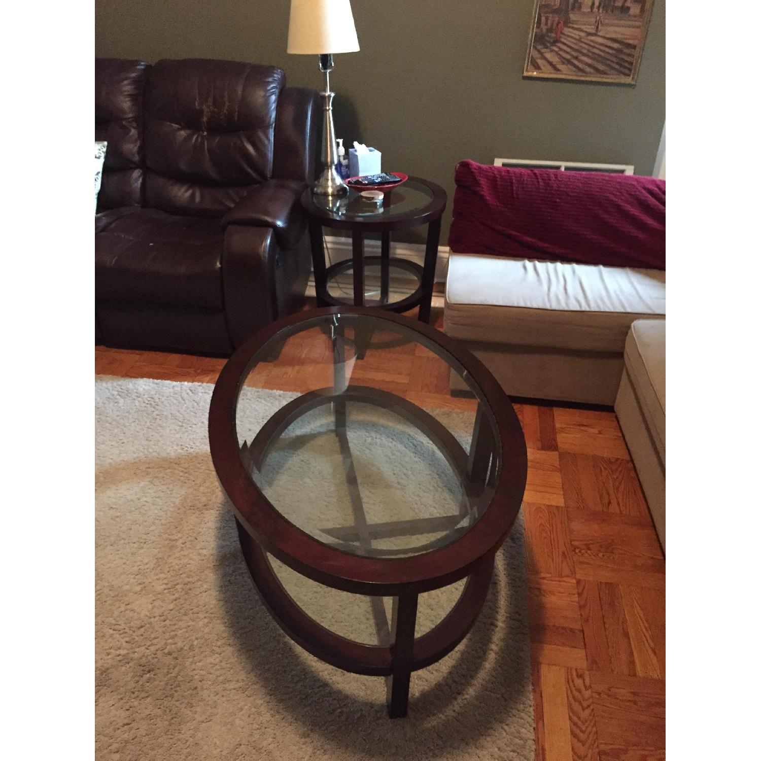 Rooms To Go Coffee Table + Side Table - image-1