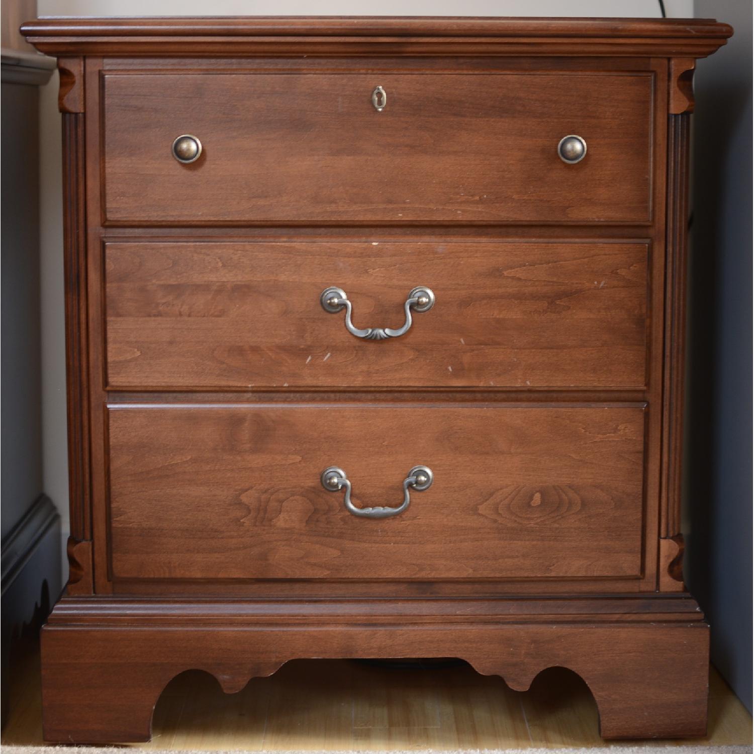 Mobel Solid Wood Nightstand - image-1