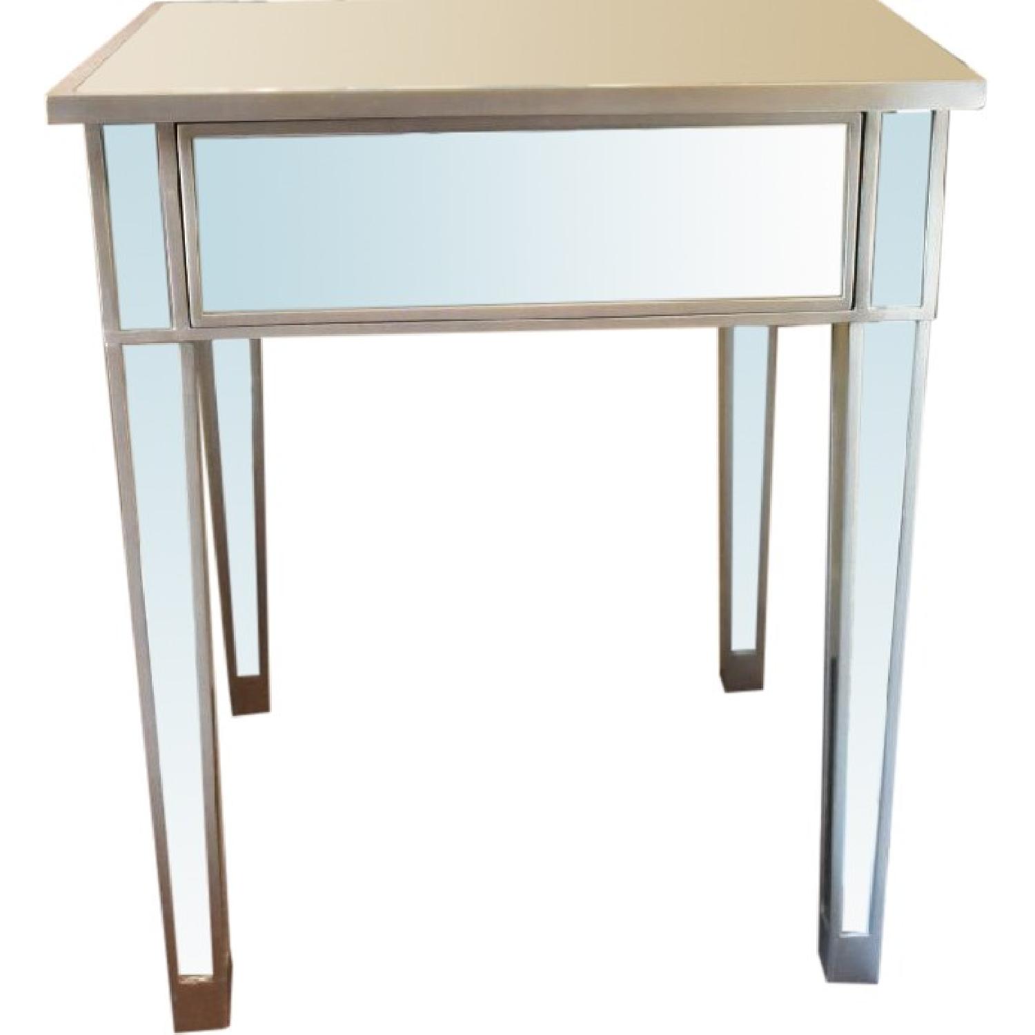 Pier 1 Hayworth Mirrored Nightstand AptDeco