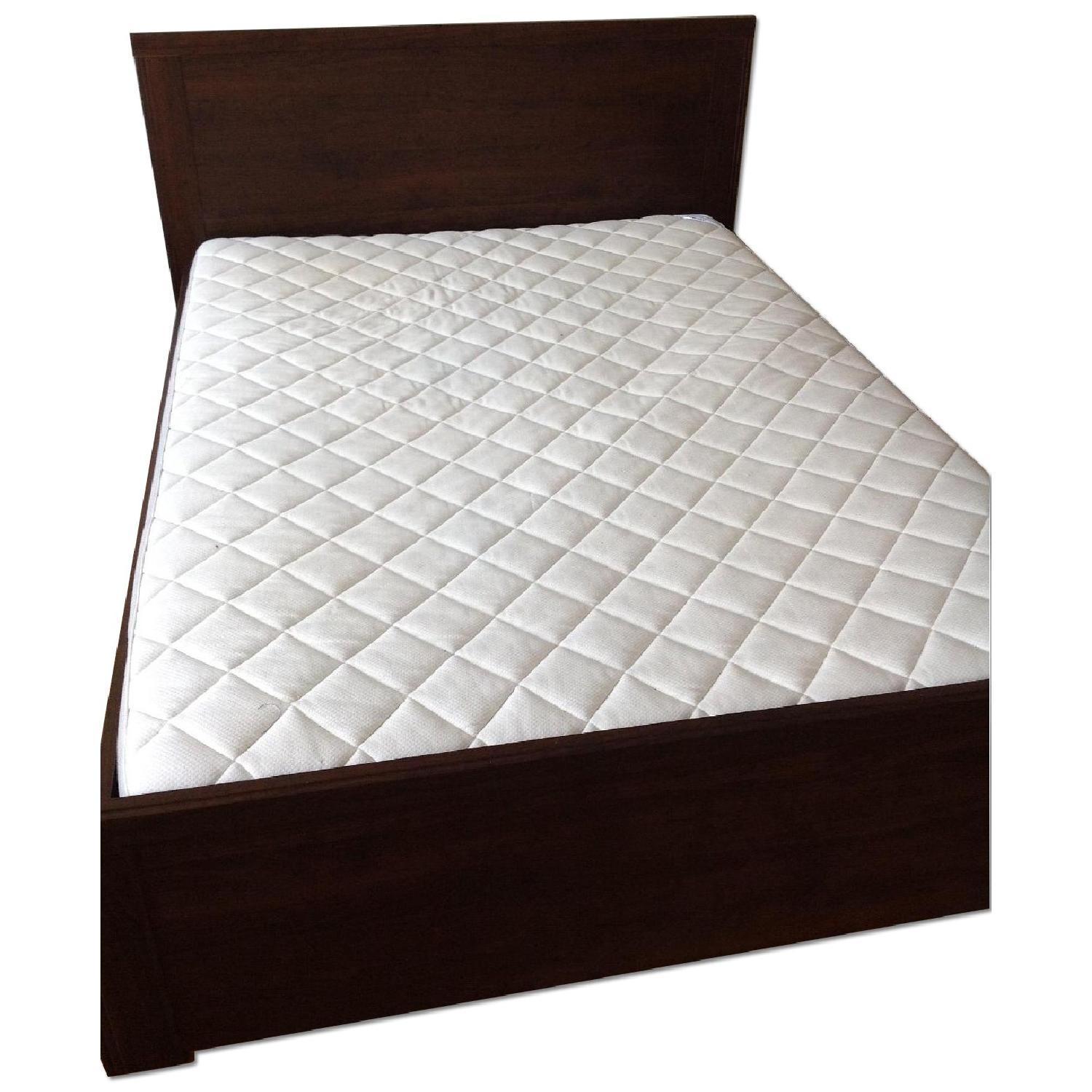 Ikea Brusali Full Size Wooden Bedframe + 2 Free Nightstand AptDeco