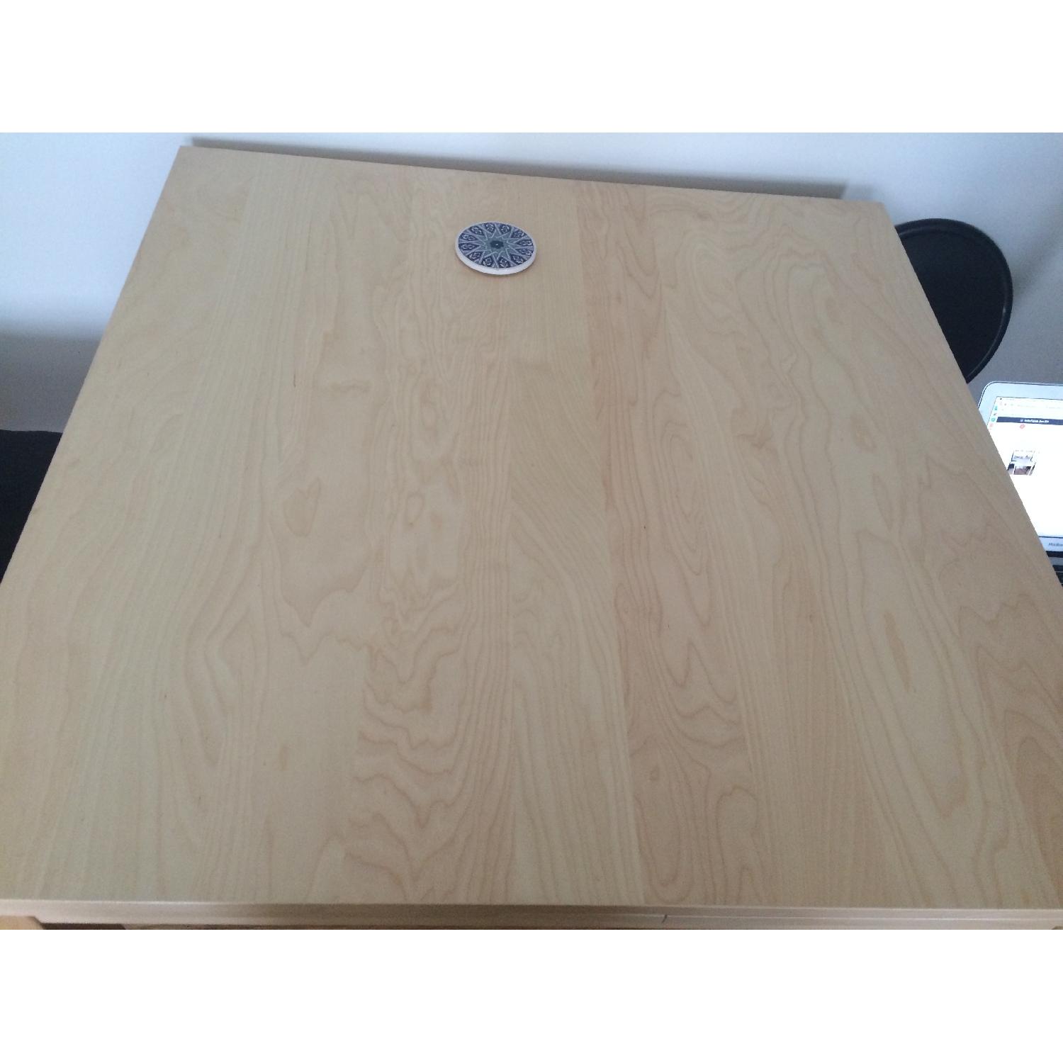 Ikea Bjursta Expandable Dining Table w/ 3 Chairs - image-2