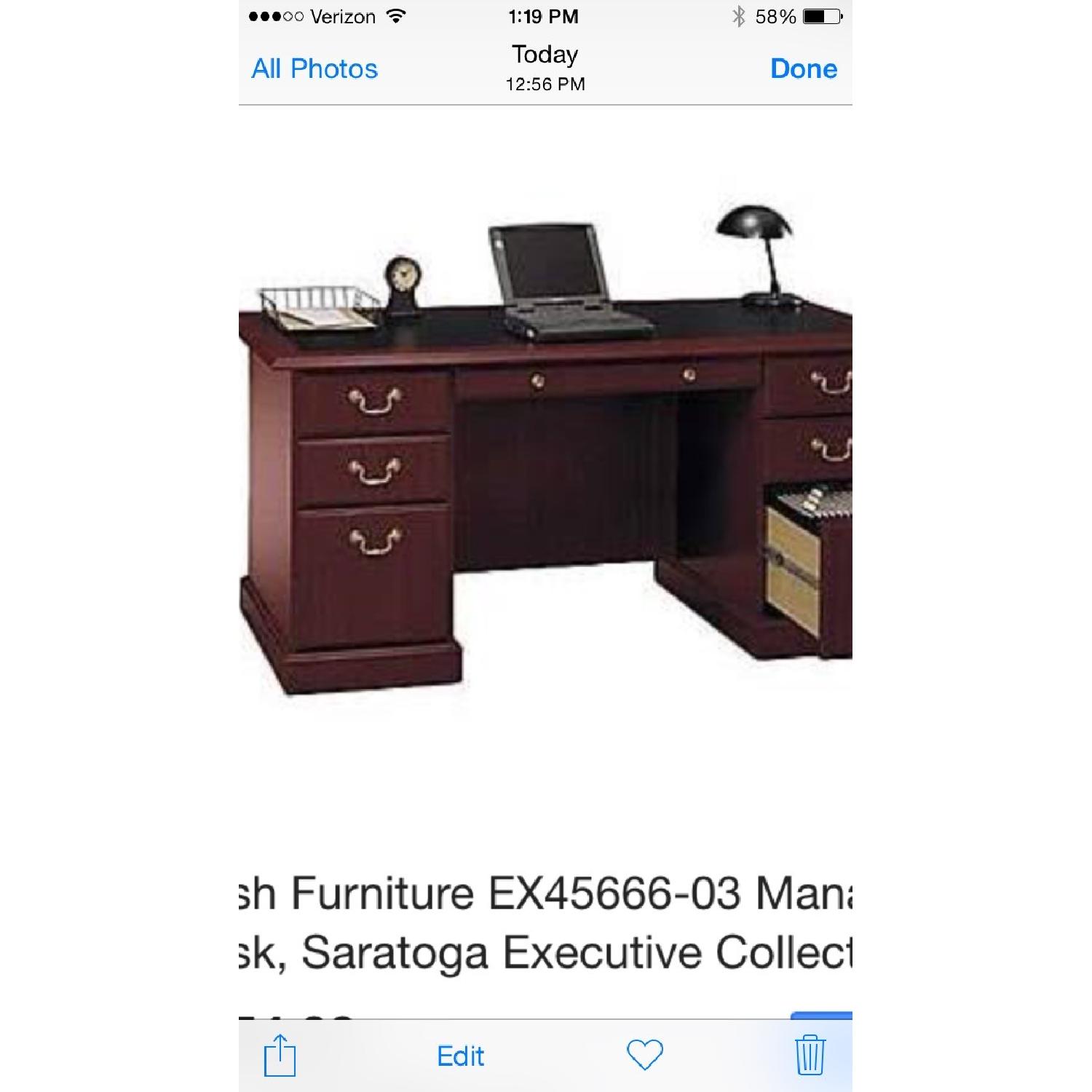 Bush Saratoga Executive Desk - image-3