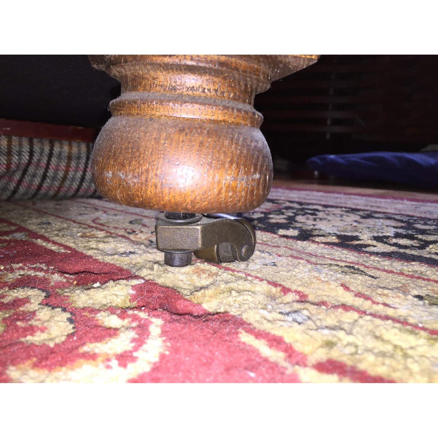 Restoration Hardware Kensington Leather Chesterfield Sofa - image-8