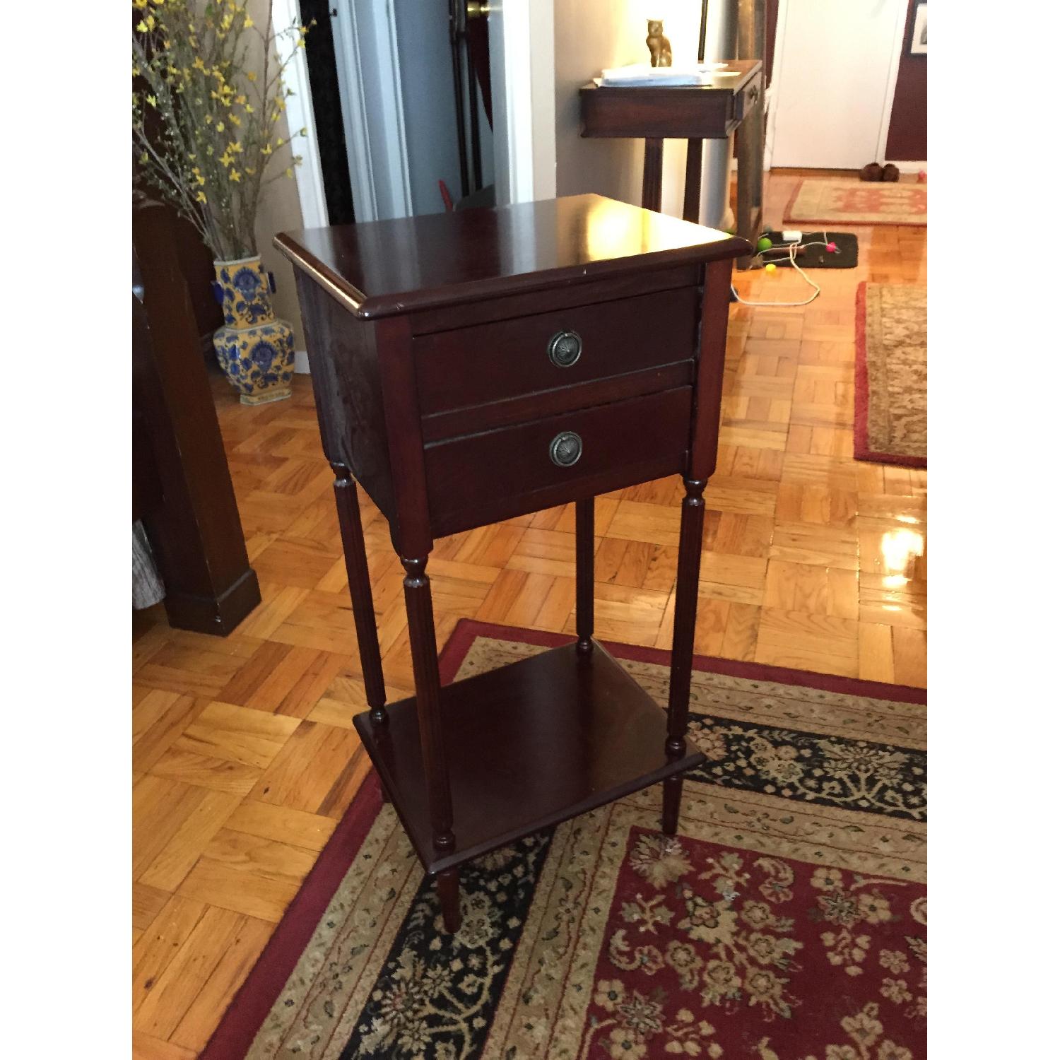 Bombay Company Four Poster Queen Bed + 2 Matching Nightstands - image-5