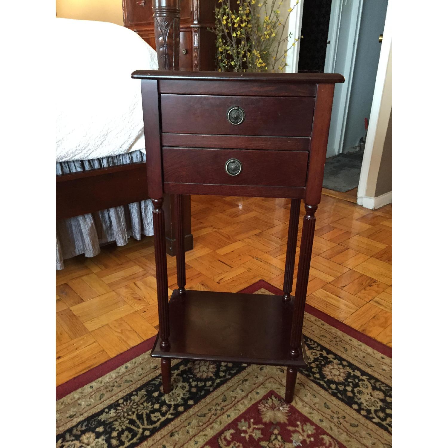 Bombay Company Four Poster Queen Bed + 2 Matching Nightstands - image-6