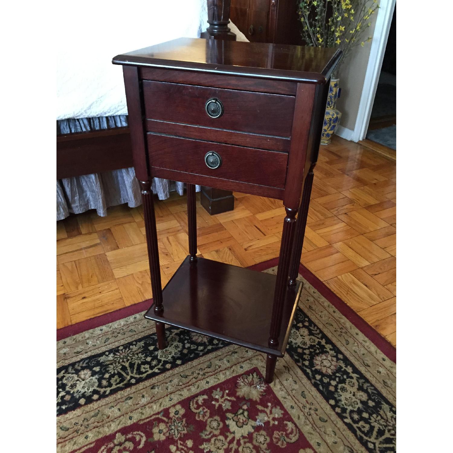 Bombay Company Four Poster Queen Bed + 2 Matching Nightstands - image-7