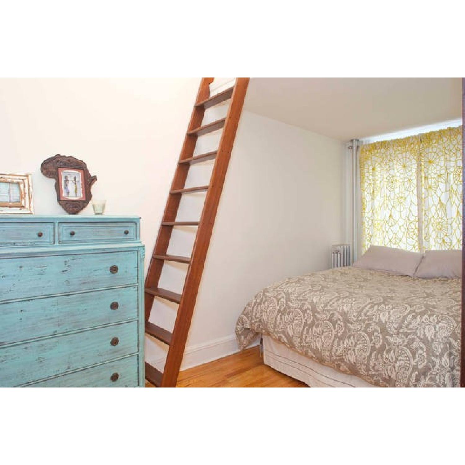 Nadeau Vintage Wood Teal Dresser - image-1