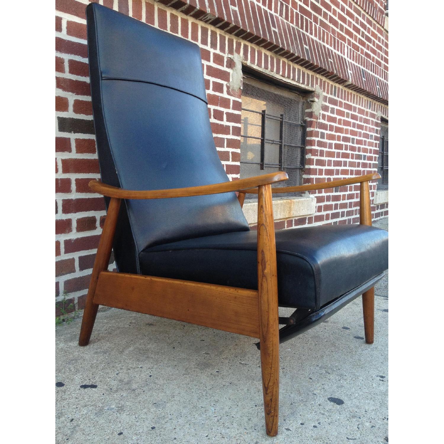 Mid Century Danish Modern Recliner Lounge Arm Chair - image-1