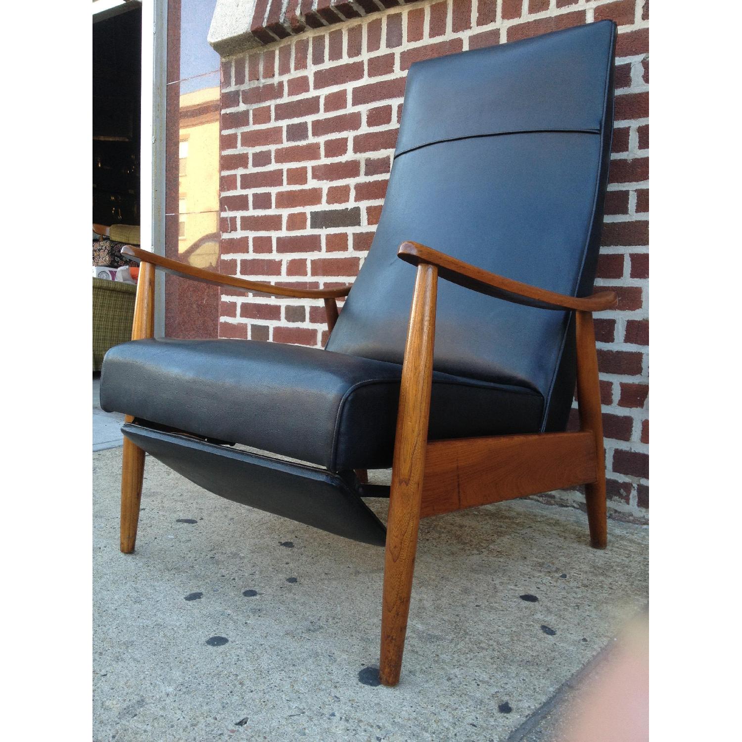 Mid Century Danish Modern Recliner Lounge Arm Chair - image-2