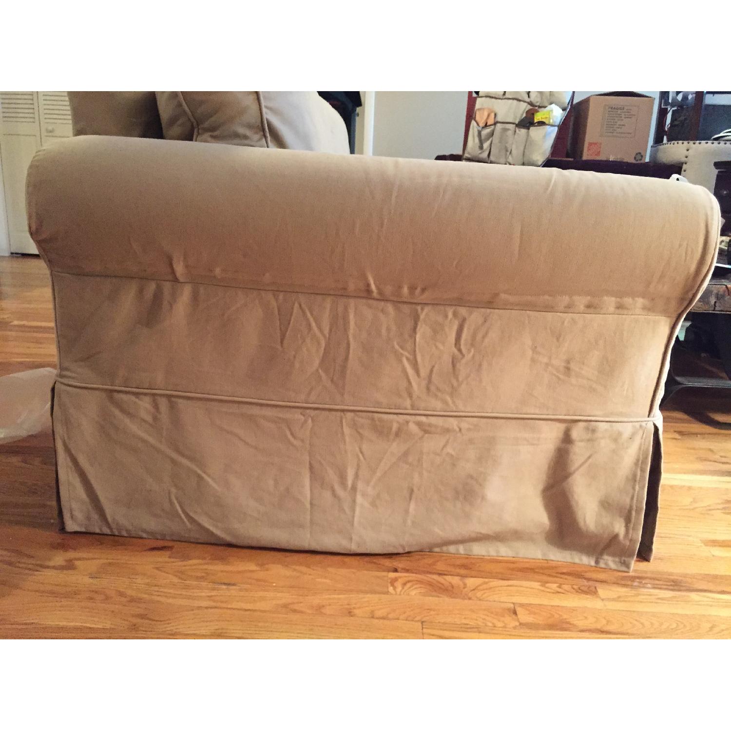 Pottery Barn PB Basic Slicovered Sofa - image-1