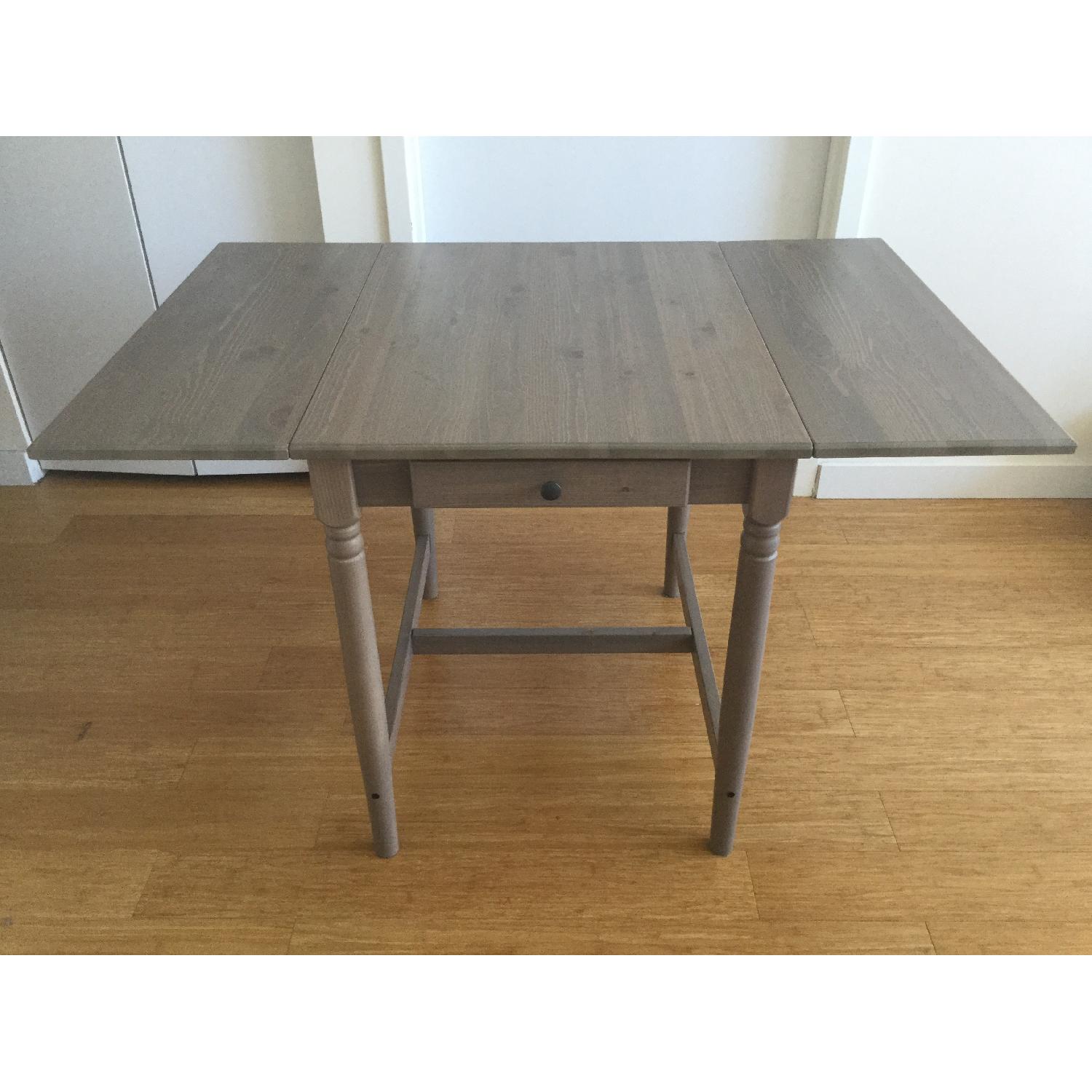 Ikea Ingatorp Drop-Leaf Table - image-1