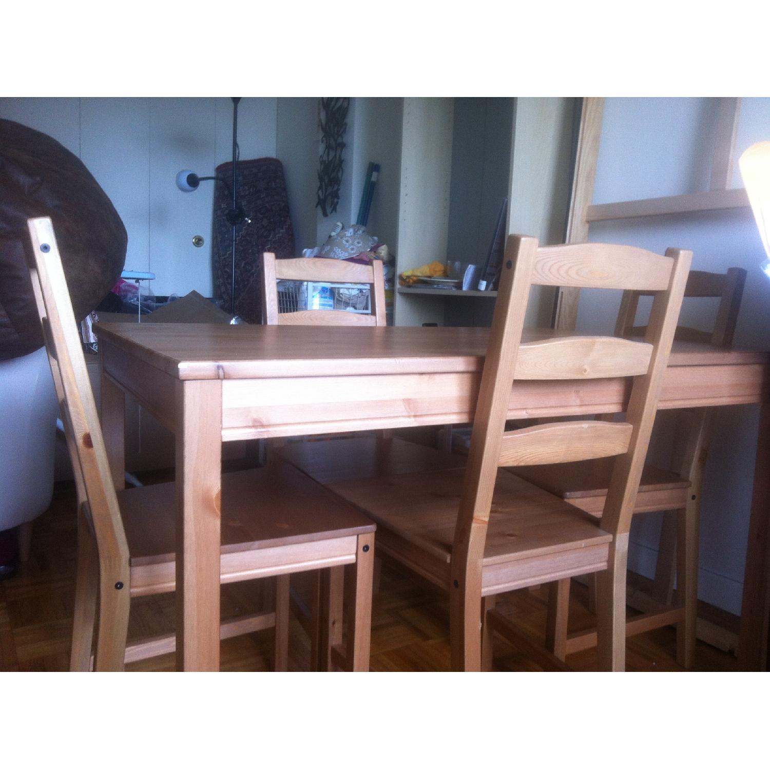 Ikea Dining Table w/ 4 Chairs - image-1
