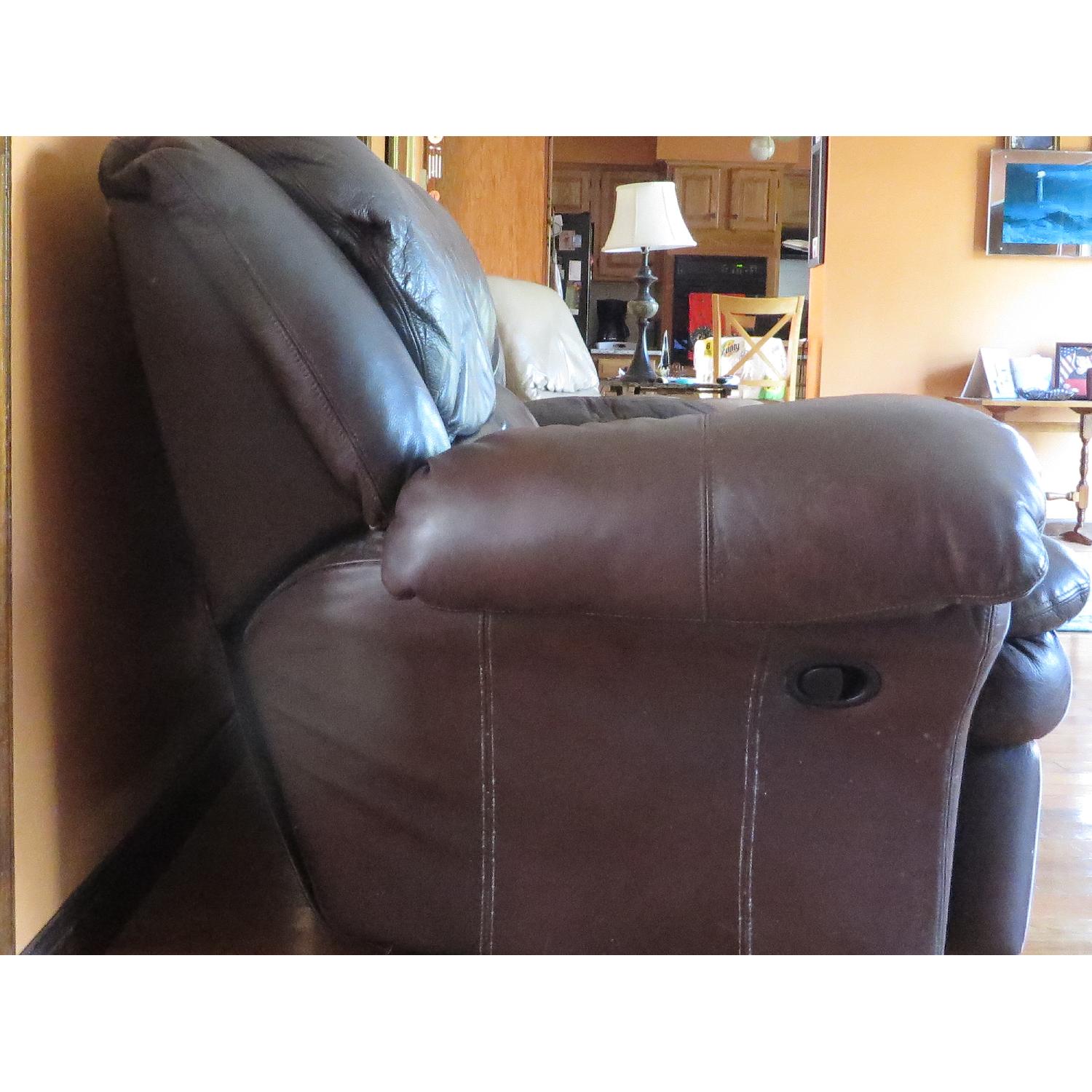 Ashley's Leather Sofa - image-1