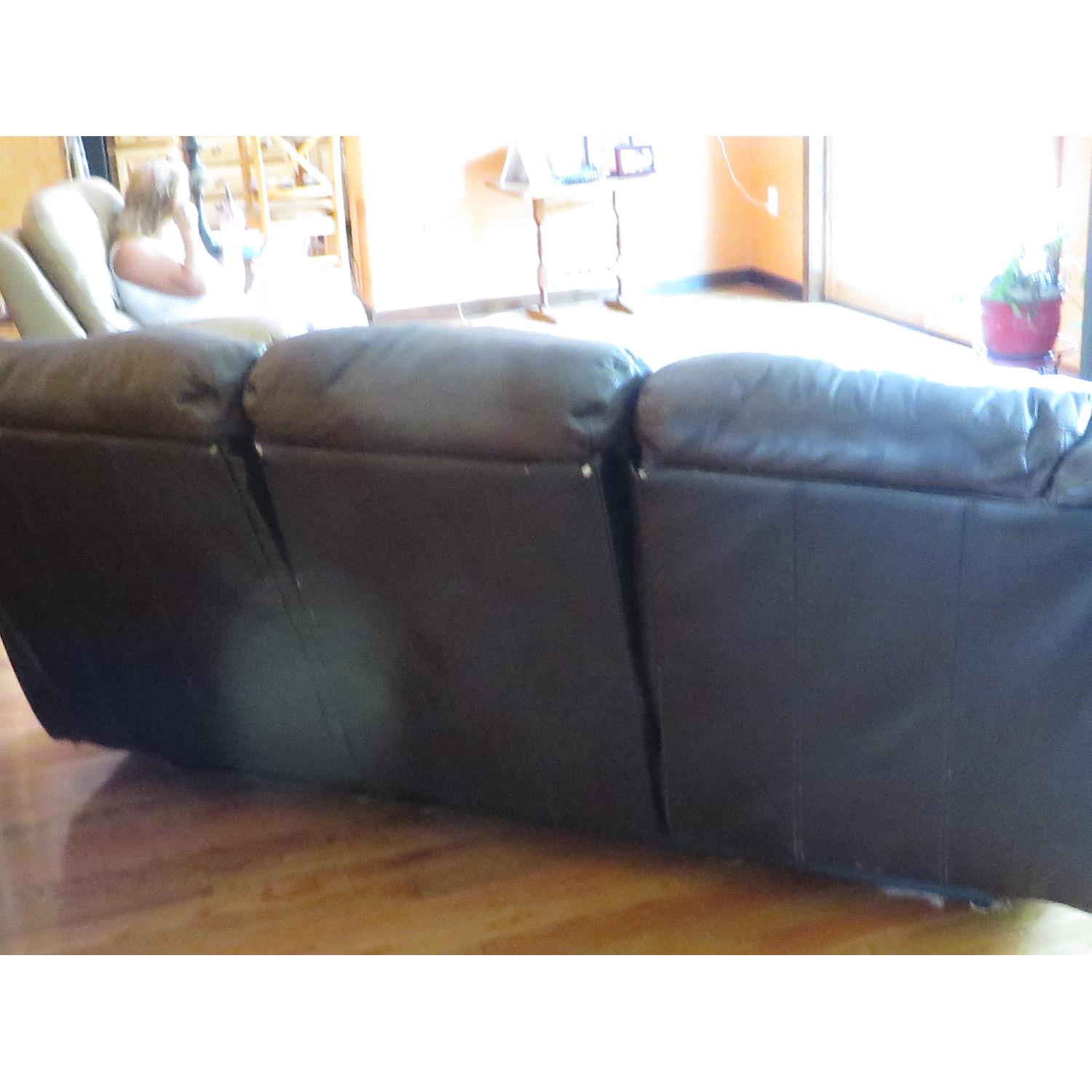 Ashley's Leather Sofa - image-4