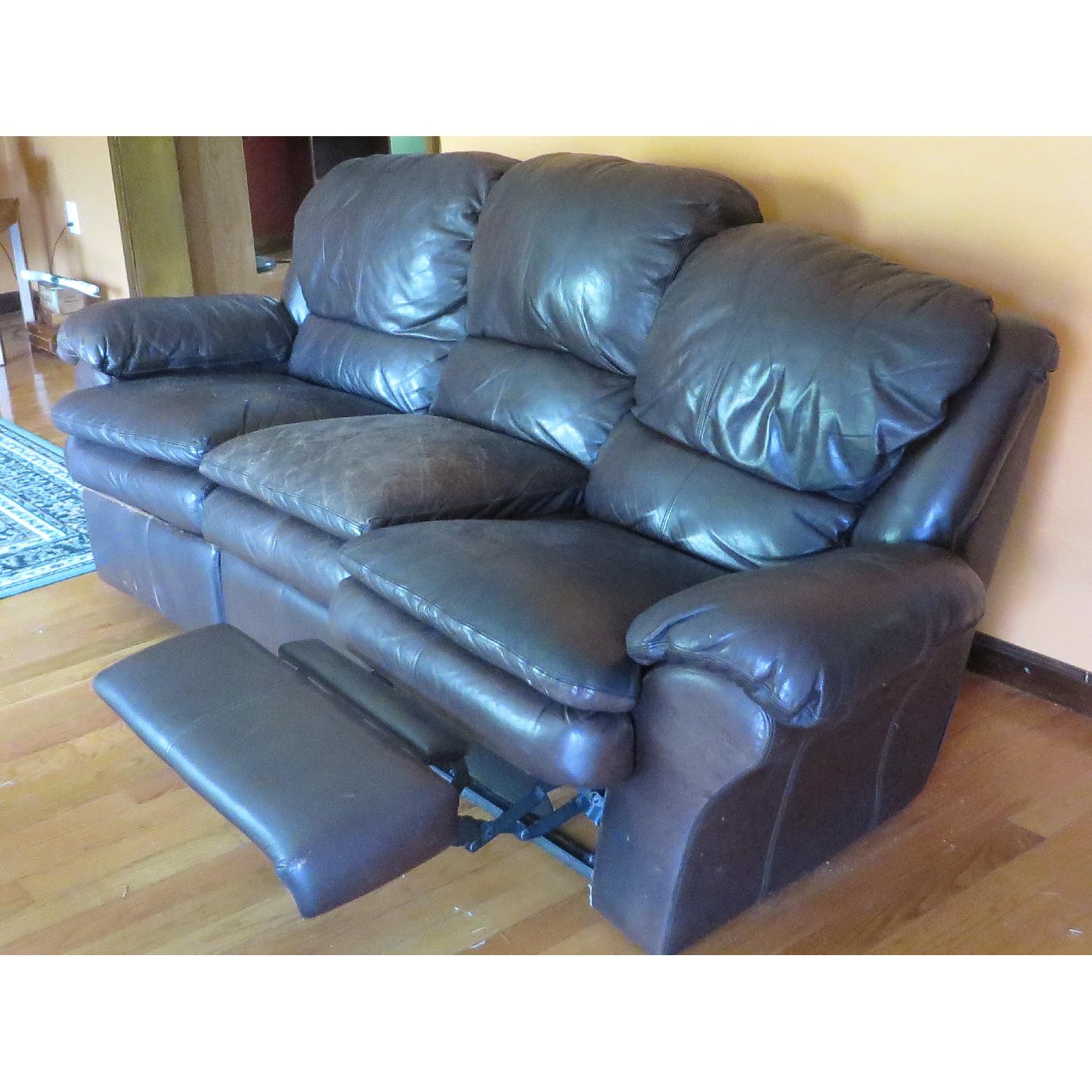 Ashley's Leather Sofa - image-5