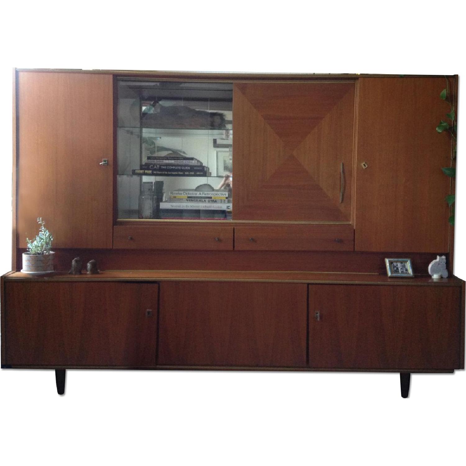 Mid Century Wall Unit - image-0