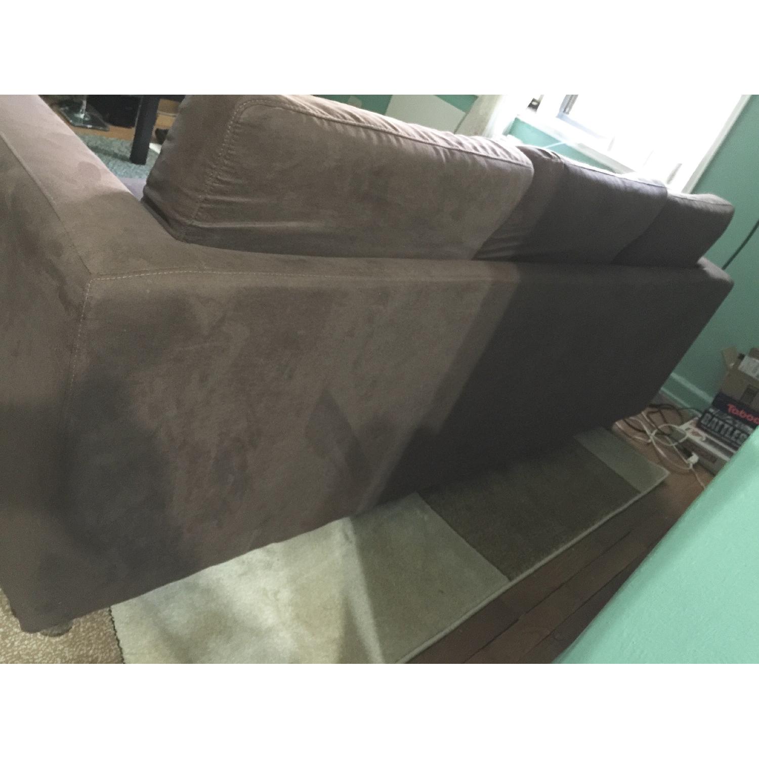 Corner Furniture Brown Sectional Sofa - image-3